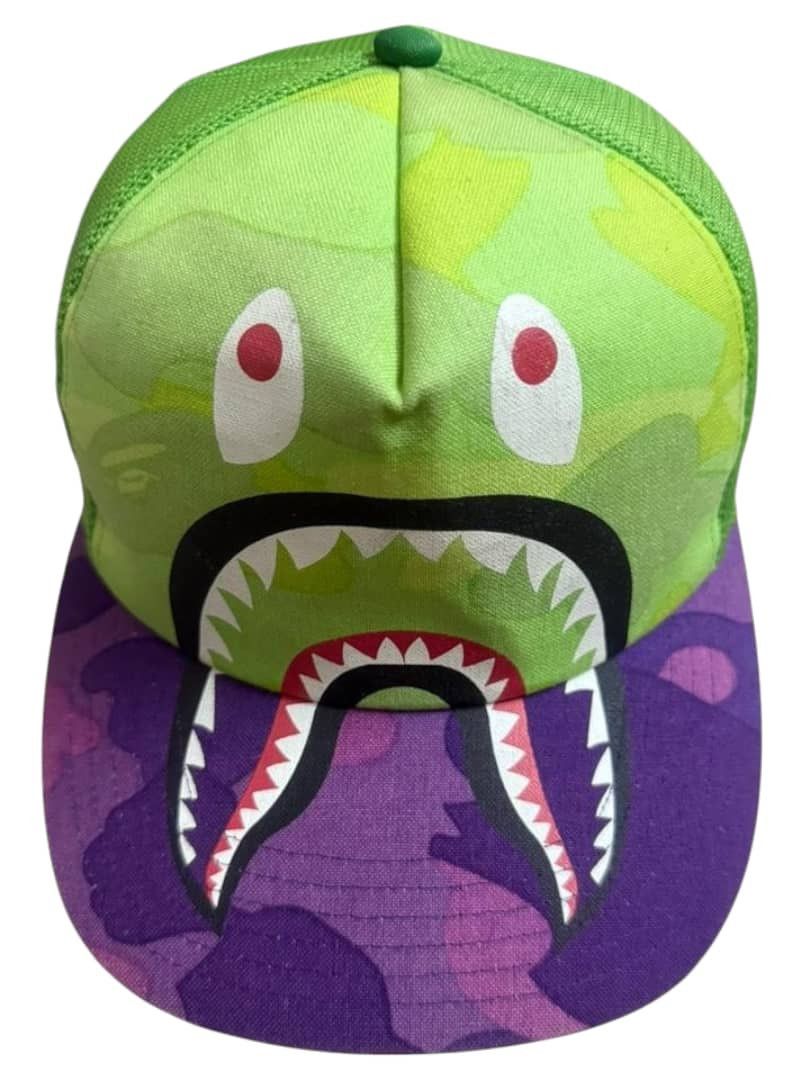 Bape Bathing Ape (BAPE) Camo Shark Mesh Cap Size ONE SIZE - 1 Thumbnail