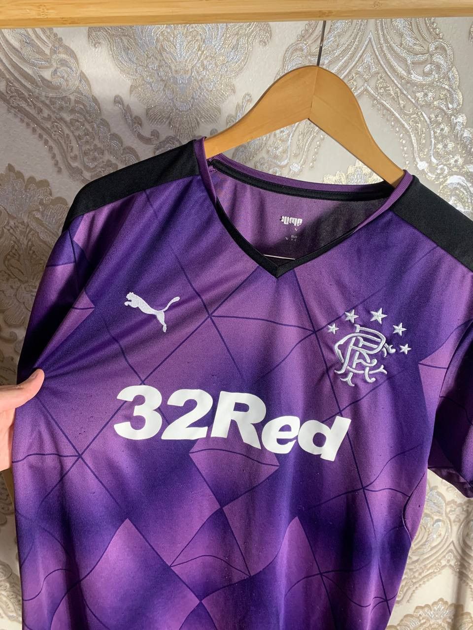 Puma VERY RARE PUMA FC RANGERS SCOTLAND SOCCER JERSEY RETRO BLOKE Size US XL / EU 56 / 4 - 3 Thumbnail