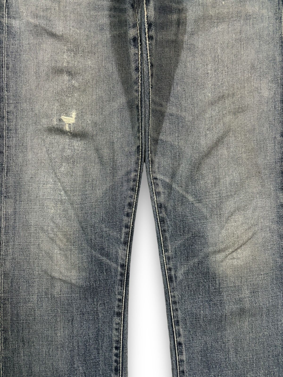 Japanese Brand Vintage Men Without A Country Selvedge Ripped Grunge Jeans Size US 29 - 8 Thumbnail