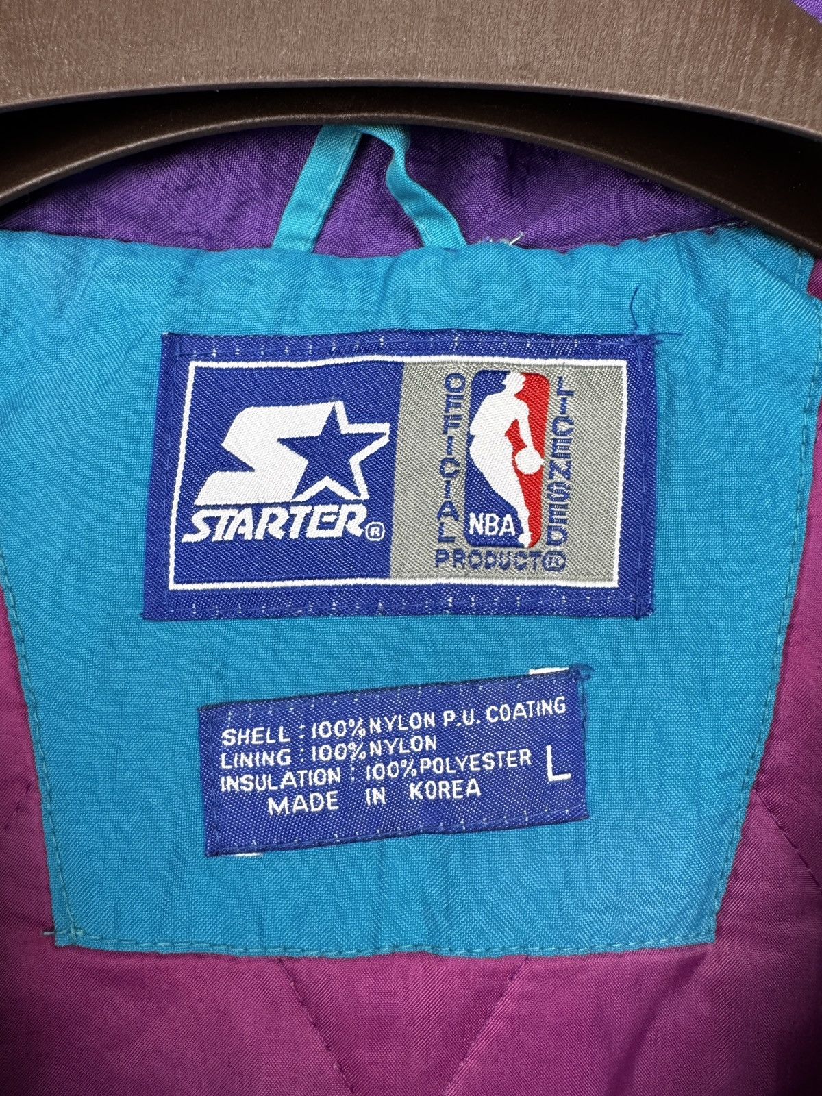 Starter Charlotte Hornets Starter 90s Vintage NBA Full Zip jacket L Size US L / EU 52-54 / 3 - 10 Thumbnail