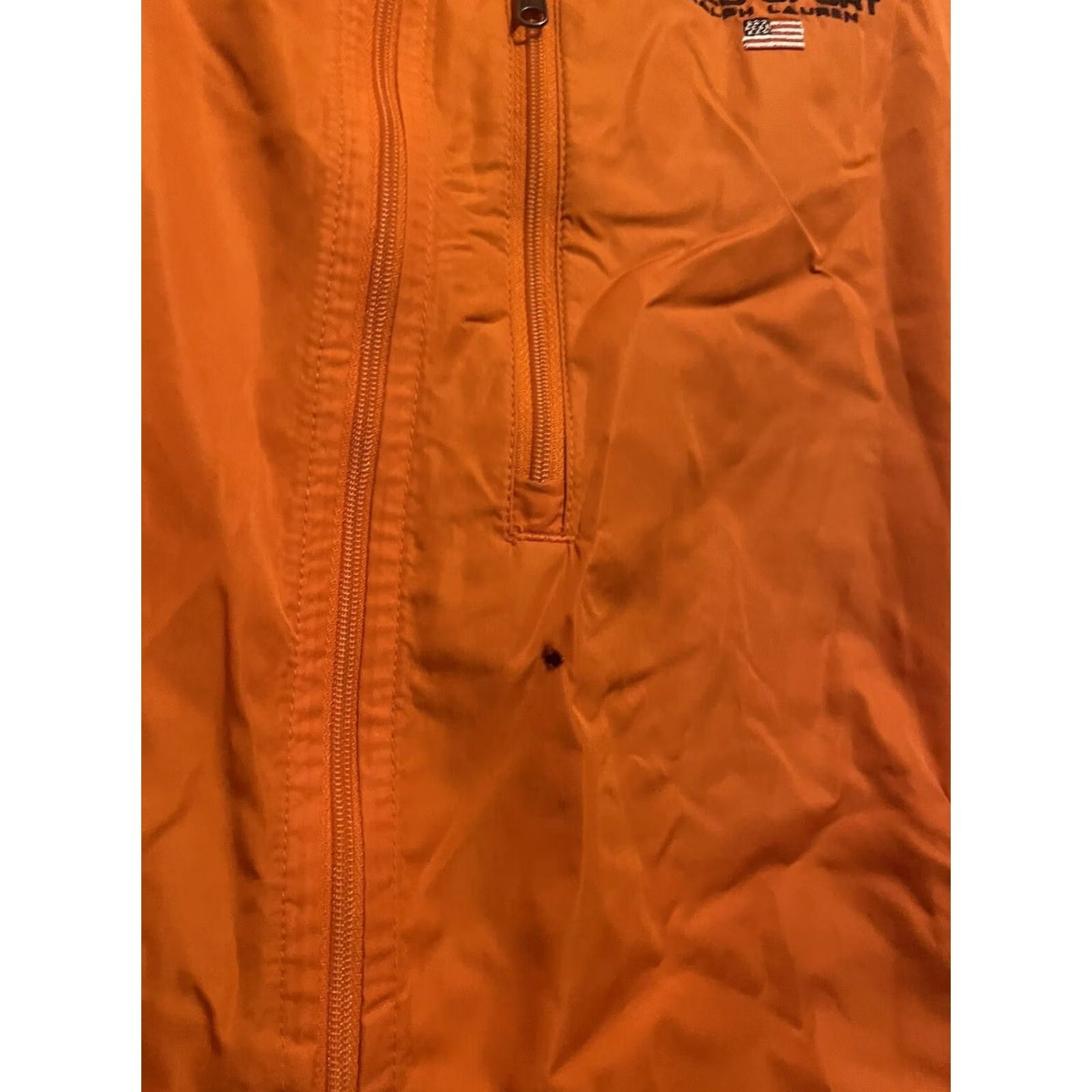 Polo Ralph Lauren Polo Ralph Lauren Windbreaker Jacket Sport Polyester Orange L Men XL? Size US L / EU 52-54 / 3 - 6 Thumbnail