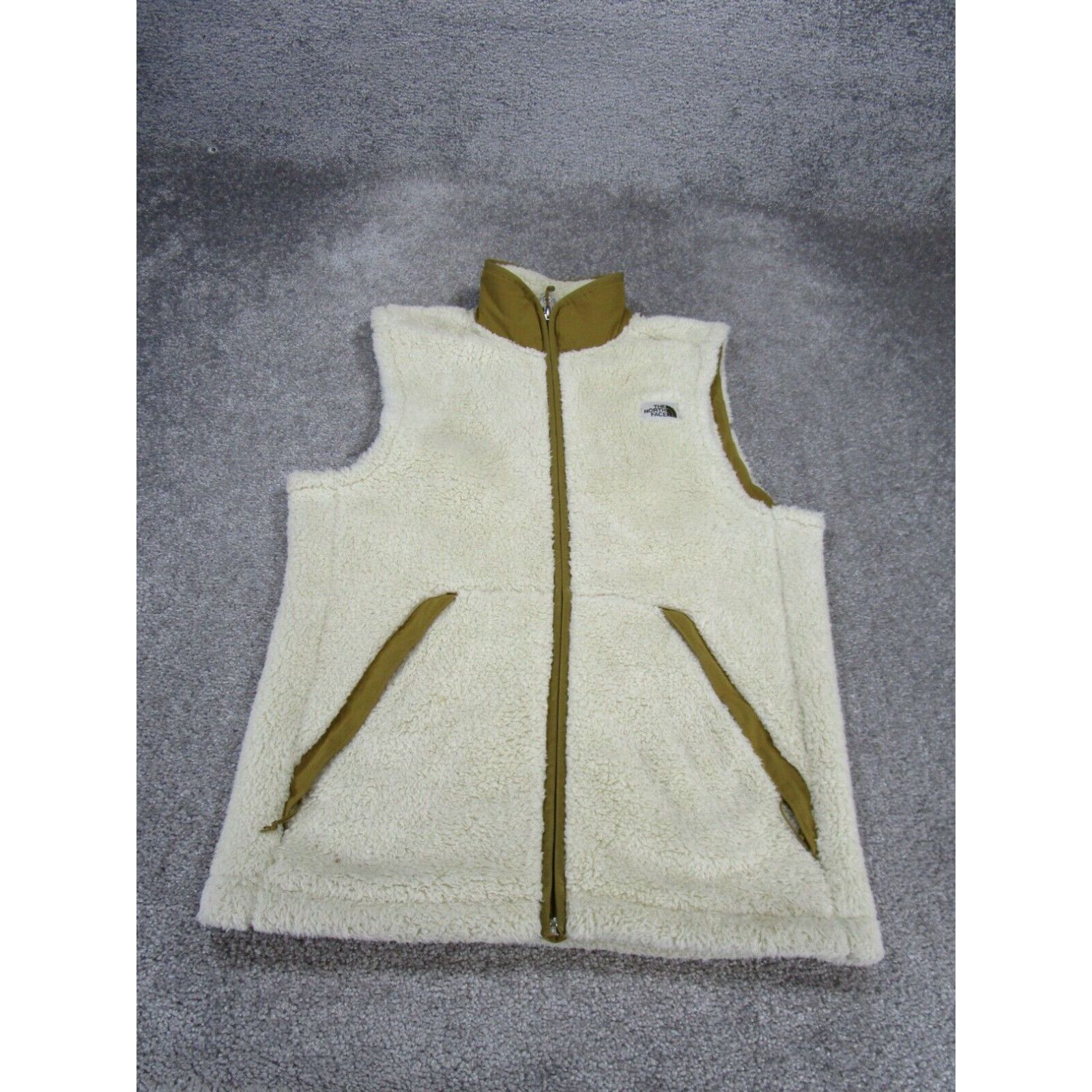 The North Face The North Face Vest Mens Small Campshire Fleece White Grailed