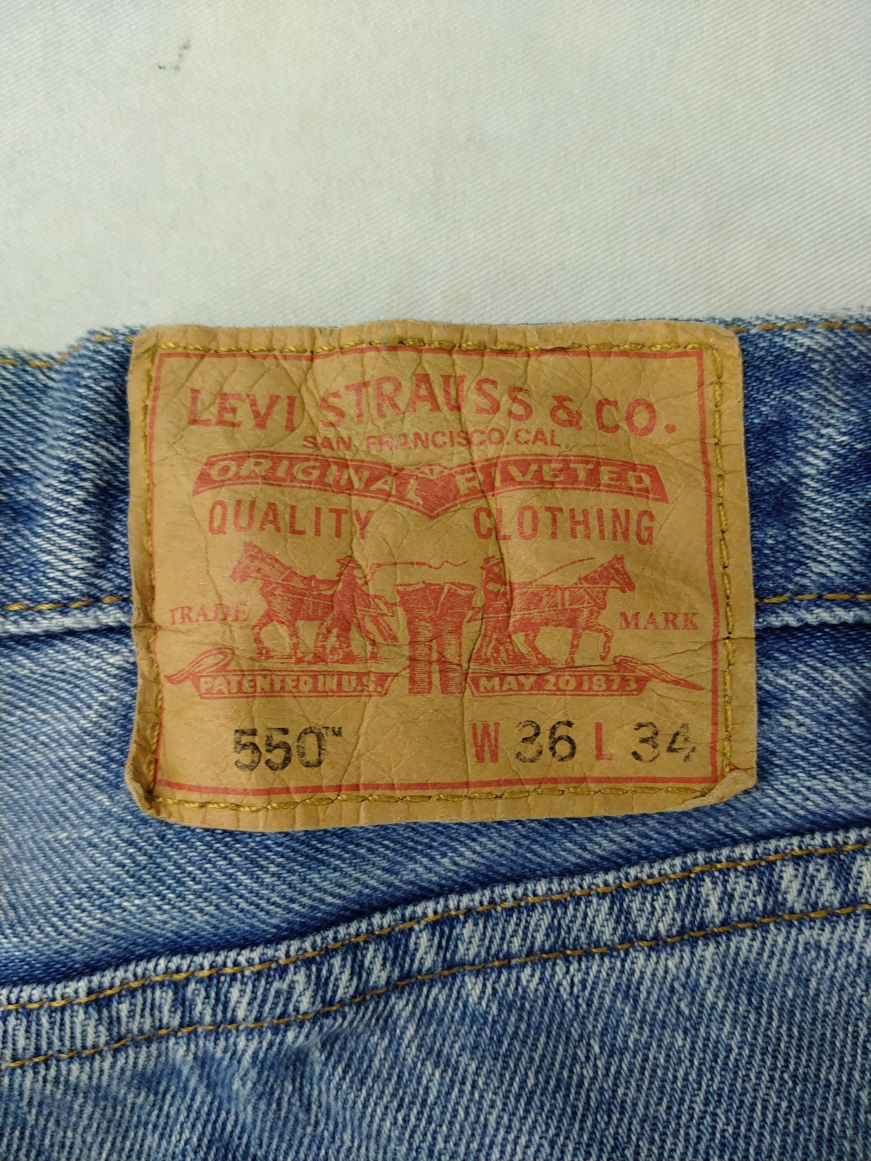 Levi's Light Wash Vintage Levi's 550 Denim 36x34 -JN161 Size US 36 / EU 52 - 14 Thumbnail