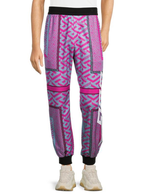 Versace VERSACE Monogram varsity track pants, Print Joggers Size US 30 / EU 46 - 8 Thumbnail