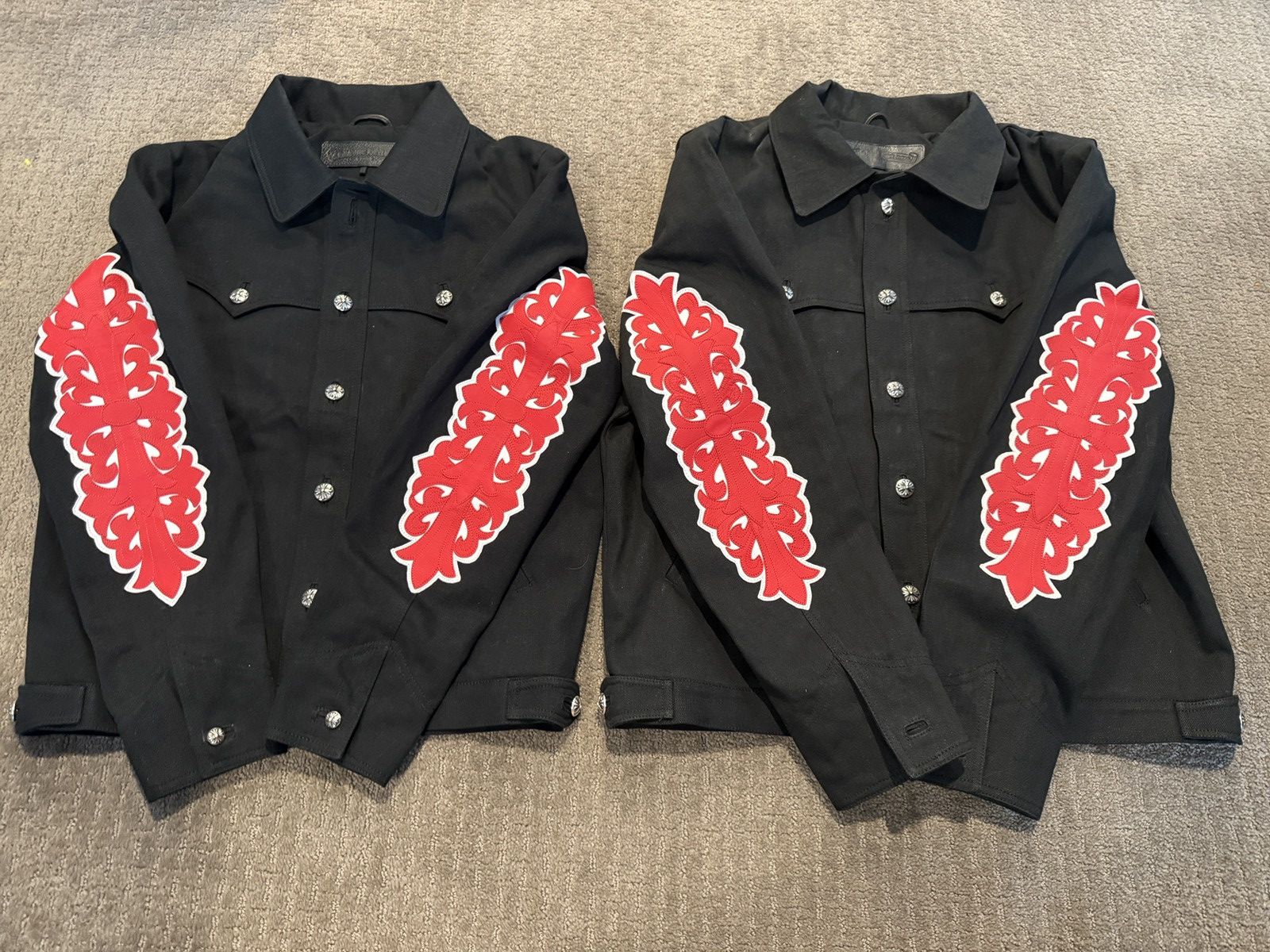 Chrome Hearts Floral Cross Calf Jacket Size US XL / EU 56 / 4 - 1 Thumbnail