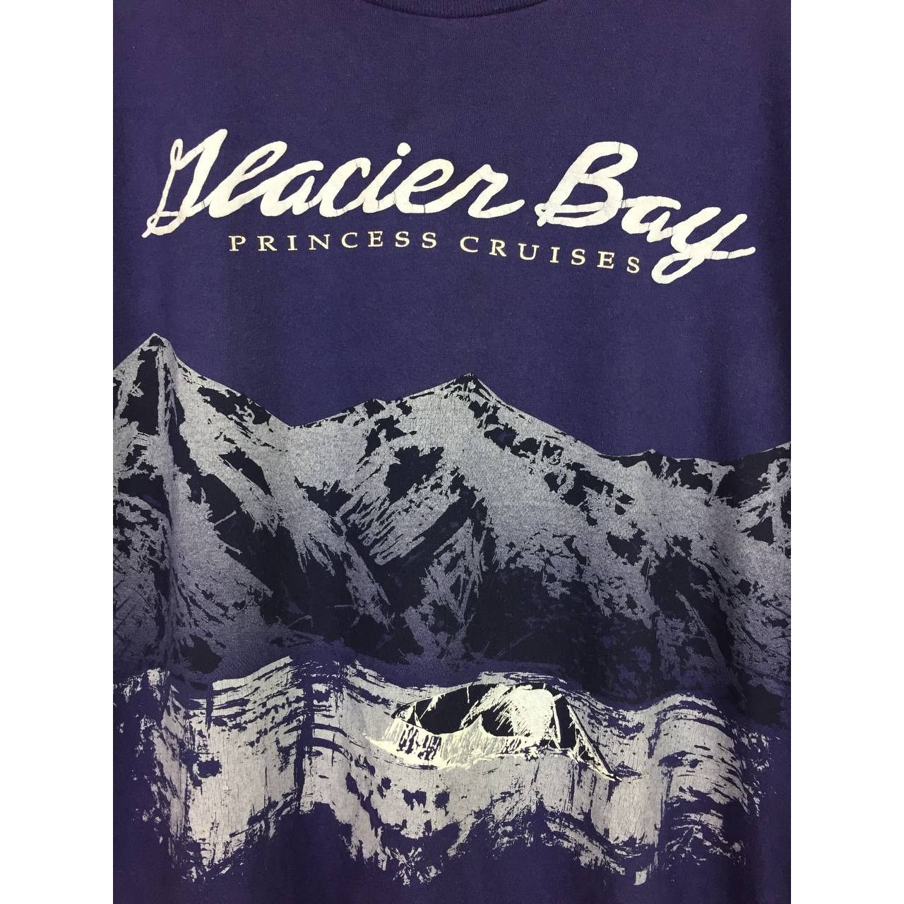 Vintage Vtg 90s Glacier Bay Alaska Single Stitch Souvenir Tee Size US L / EU 52-54 / 3 - 4 Thumbnail