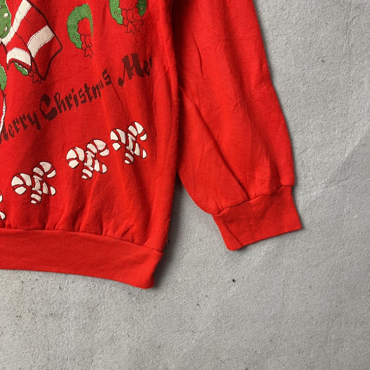 Vintage Vintage 1989 Merry Christmas Bear Sweatshirt Size US L / EU 52-54 / 3 - 5 Thumbnail
