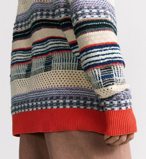 Dior o1w1db11025 513M607 Wool Blend Knit Sweater Multicolor Size US M / EU 48-50 / 2 - 6 Thumbnail