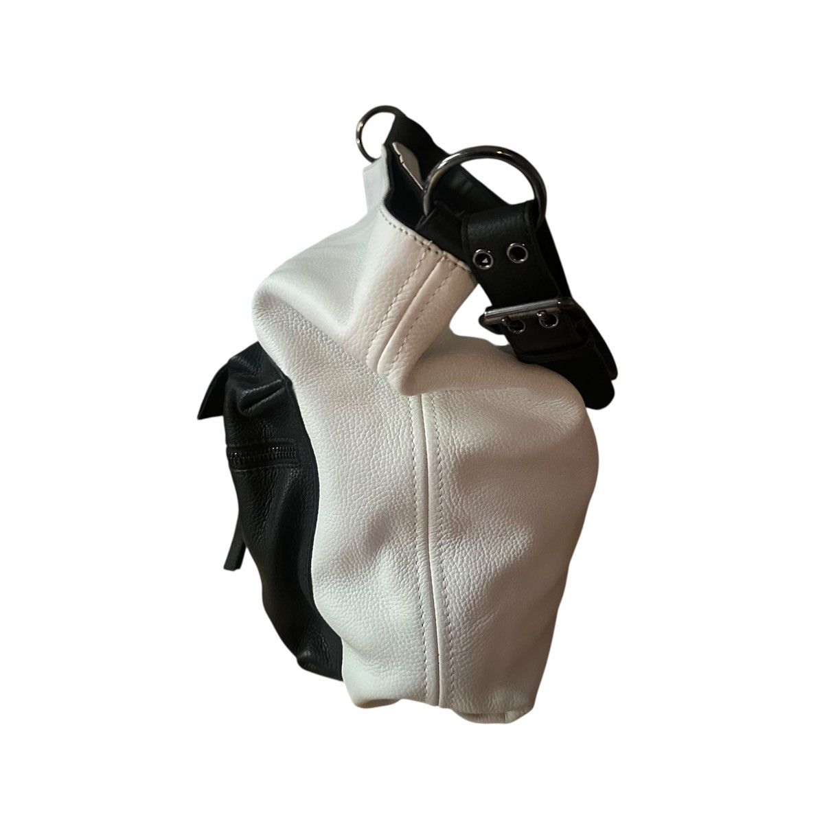 Other Tahari Chelsea white and black large leather bucket bag Size ONE SIZE - 6 Thumbnail