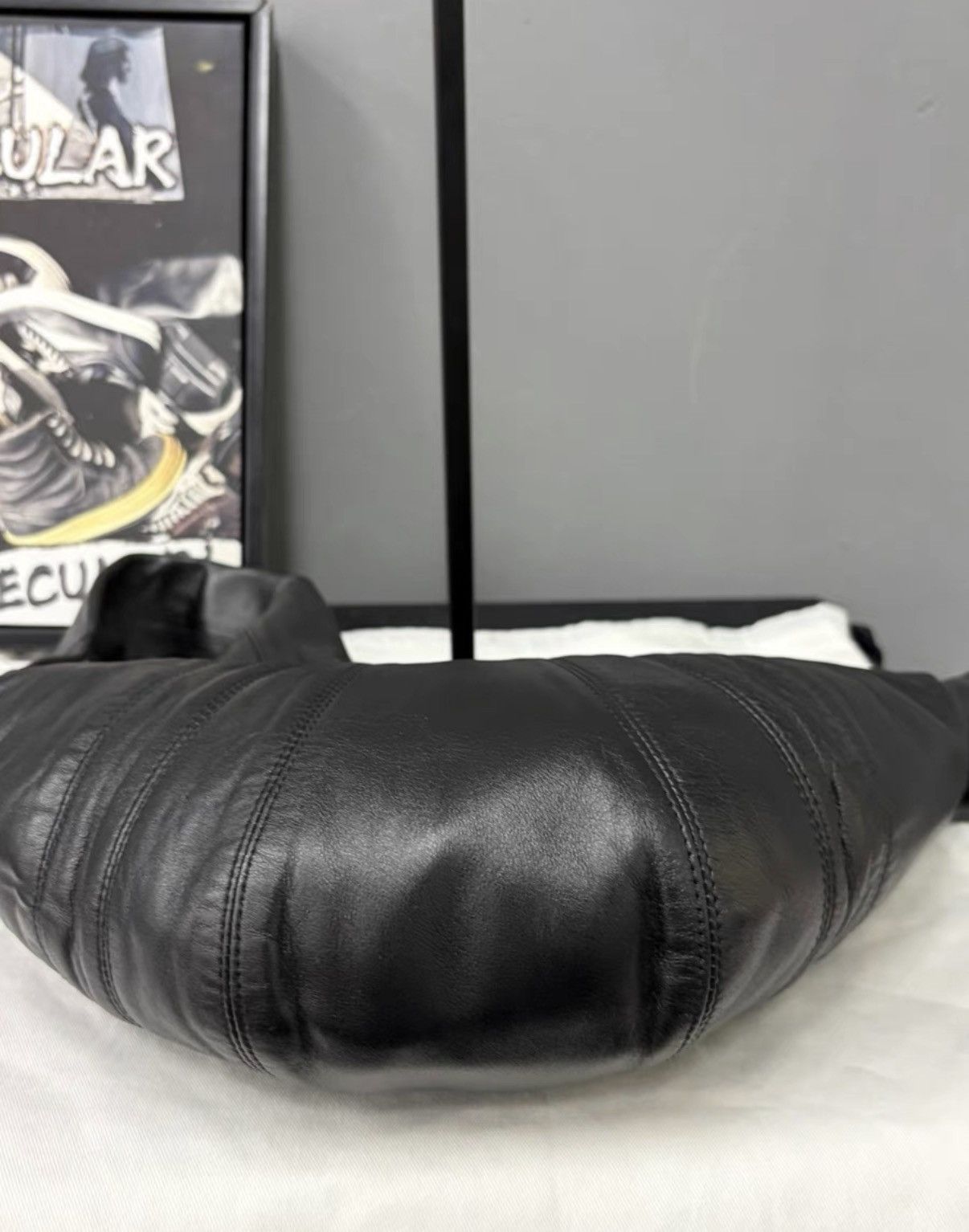 Lemaire Lemaire Black Small Croissant Bag KKKK6 Size ONE SIZE - 9 Thumbnail