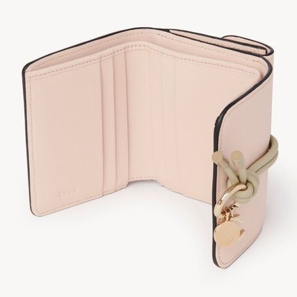 Chloe o1loc1c1024 Size: OS / Alphabet Small Trifold in Cement Pink Size ONE SIZE - 3 Thumbnail