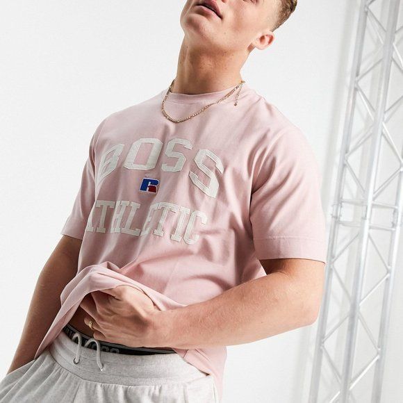 Hugo Boss × NBA × Russell Athletic BOSS x Russell Athletic Logomania T Shirt Runway Size US L / EU 52-54 / 3 - 4 Thumbnail