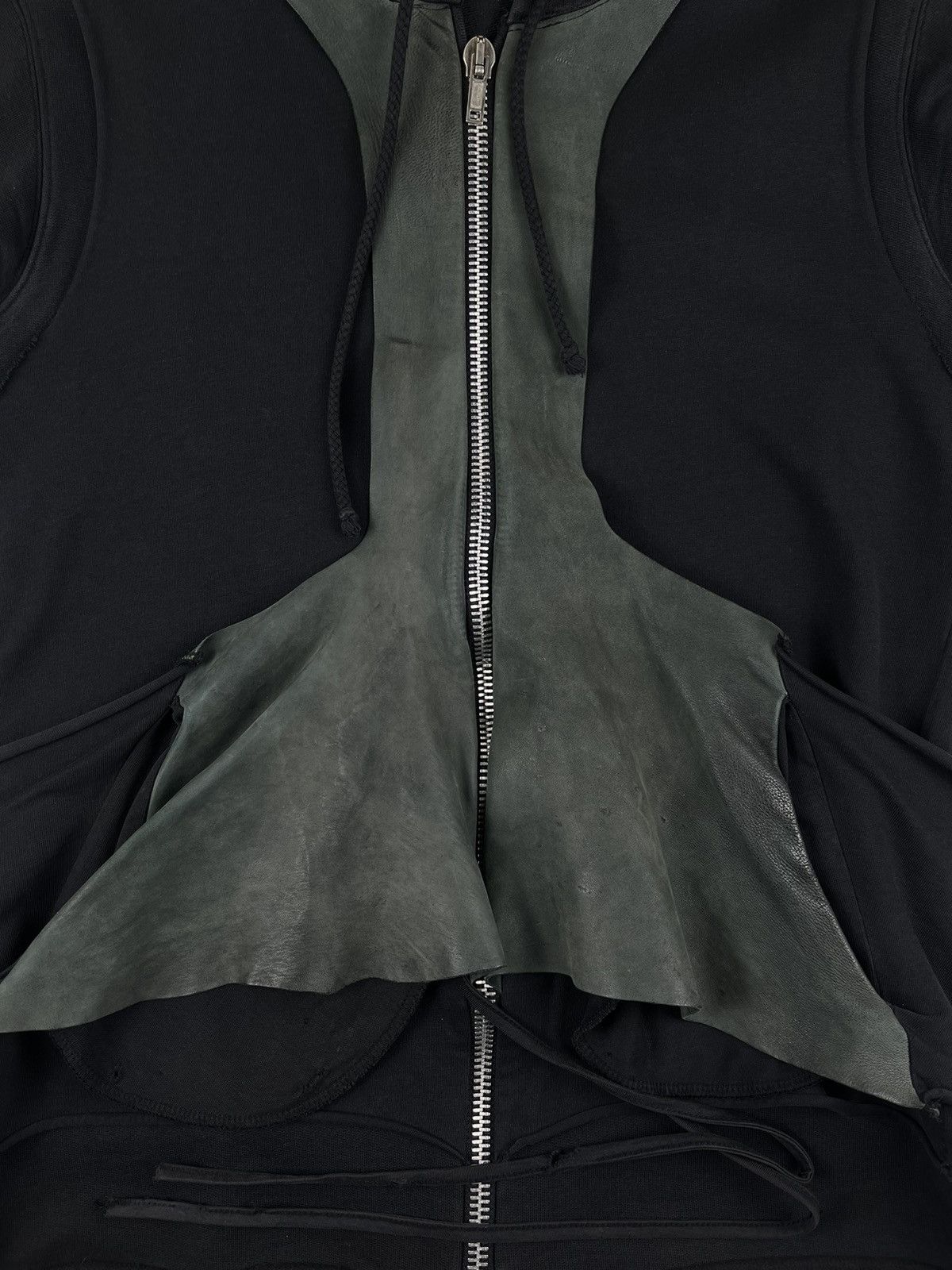 Rick Owens × Rick Owens Drkshdw × Vintage Rick Owens SLAB Layered Bondage Hoodie Size US M / EU 48-50 / 2 - 4 Thumbnail