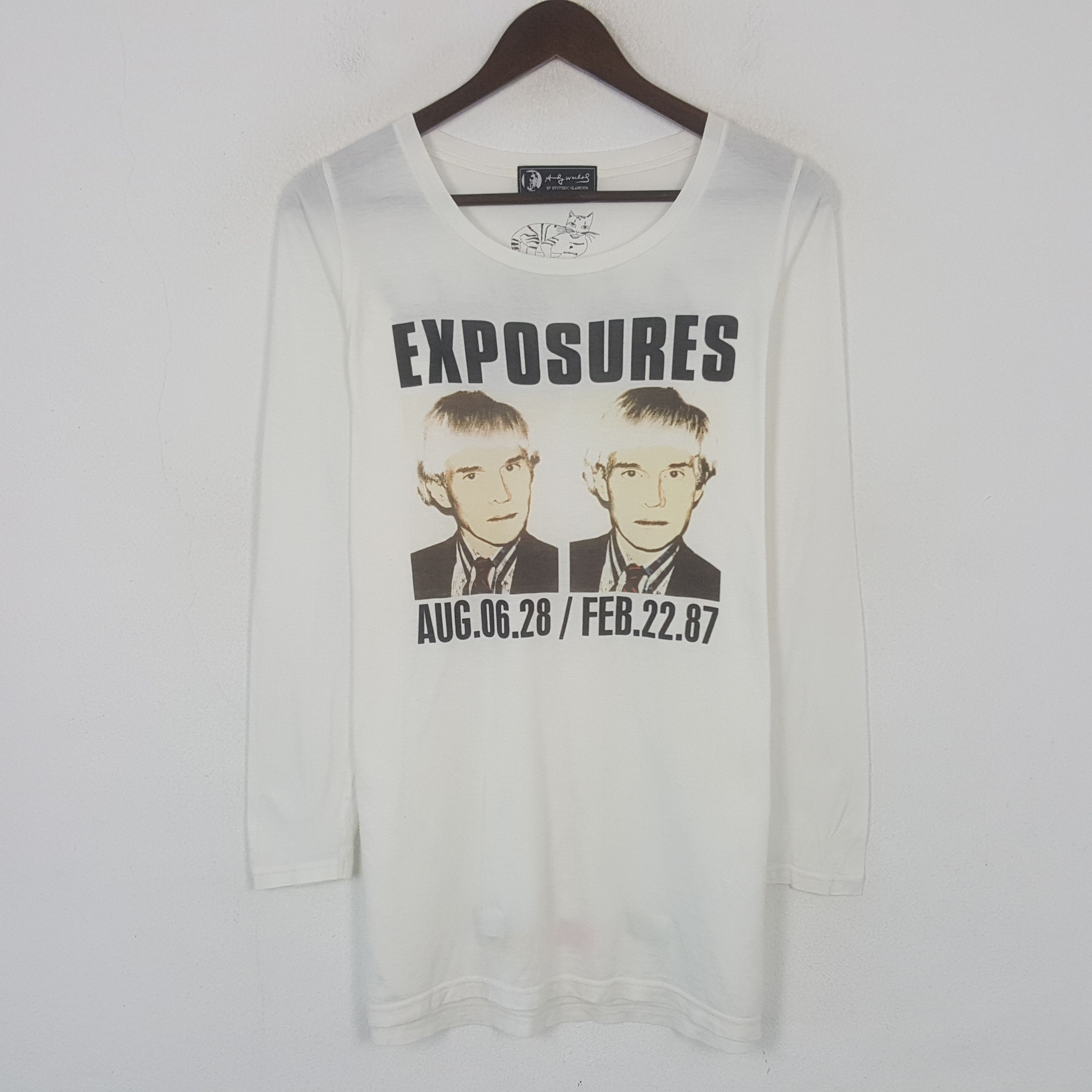 Band Tees Vintage Andy Warhol by Hysteric x Exposures Tshirt Size US S / EU 44-46 / 1 - 1 Thumbnail
