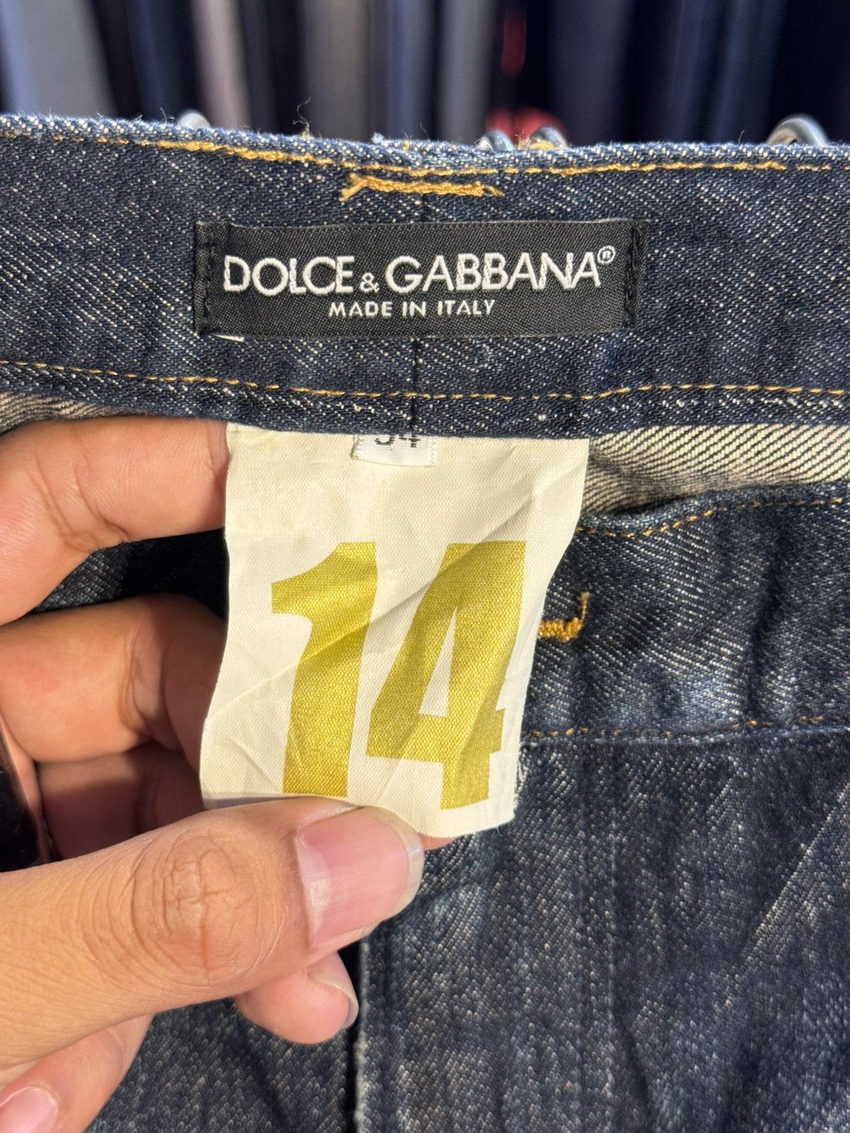 Dolce & Gabbana Dolce & Gabbana Blue Denim Size US 38 / EU 54 - 3 Thumbnail