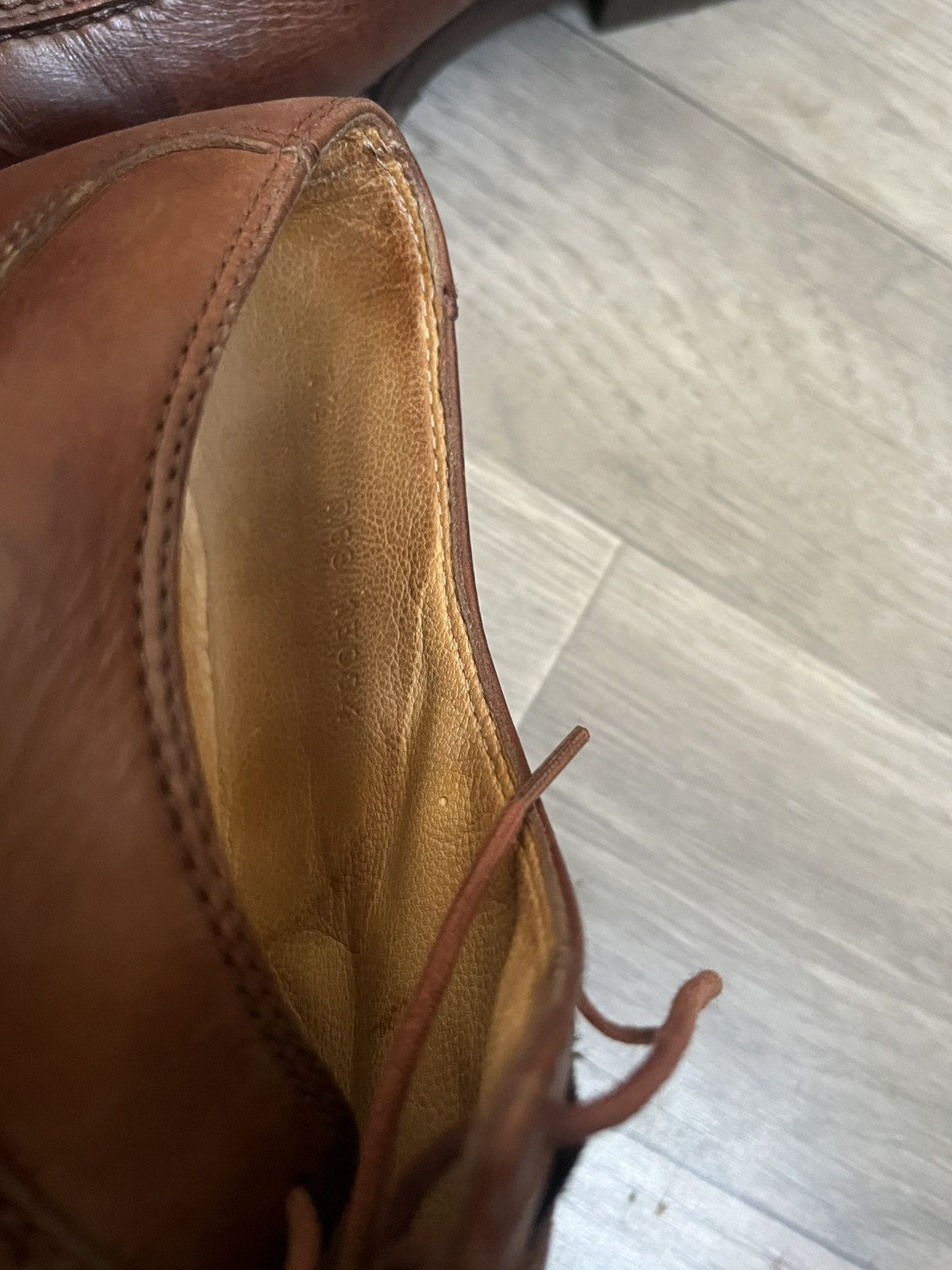 Paraboot Paraboot Avignon brown leather derby shoes uk 7.5 Size US 8.5 / EU 41-42 - 11 Thumbnail