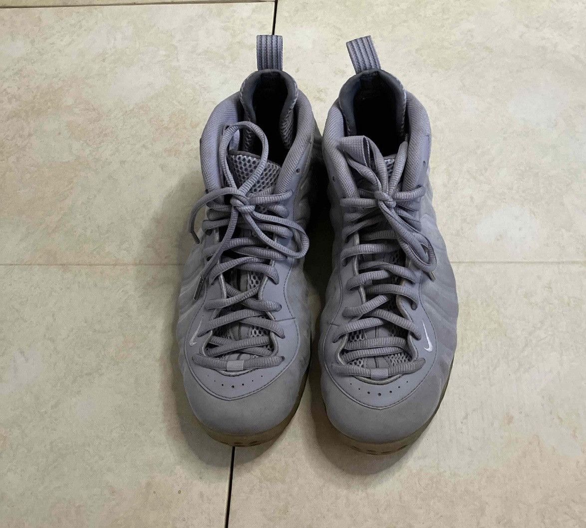 Nike Nike Air Foamposite One Premium Wolf Grey 2015 Size US 9.5 / EU 42-43 - 4 Thumbnail