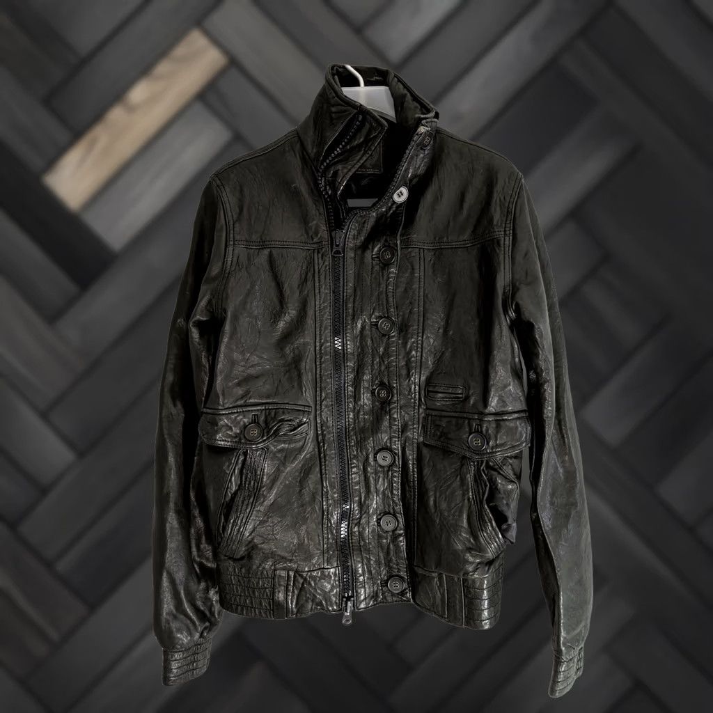 Public School PSNY Public School New York Leather Jacket Small Mens Regular S Multicolor Motorcycle Jacket Size US S / EU 44-46 / 1 - 1 Thumbnail