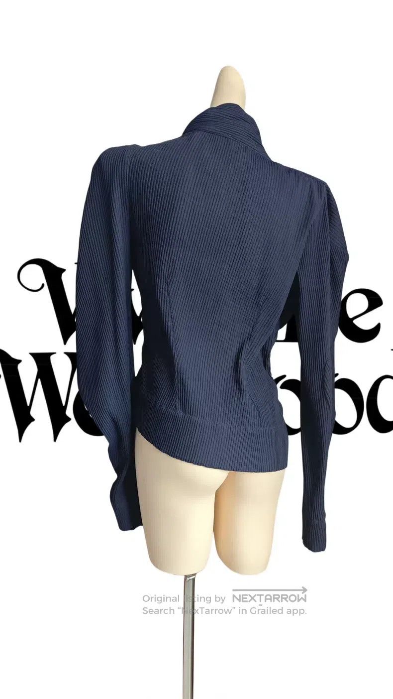 Vivienne Westwood Vivienne Westwood Blue Bud Deformation Shirt Size XS / US 0-2 / IT 36-38 - 6 Thumbnail