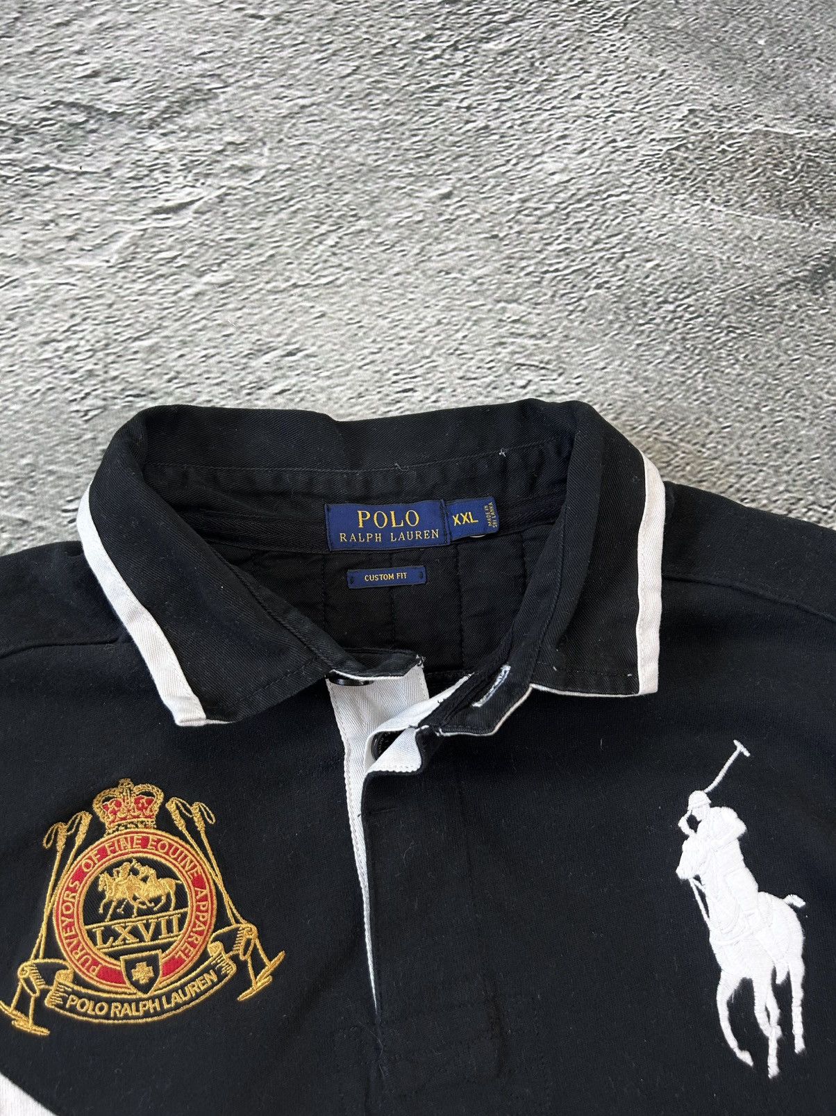 Ralph Lauren Chief Keef Polo Ralph Lauren longsleeve big pony USA Black Size US XXL / EU 58 / 5 - 2 Thumbnail