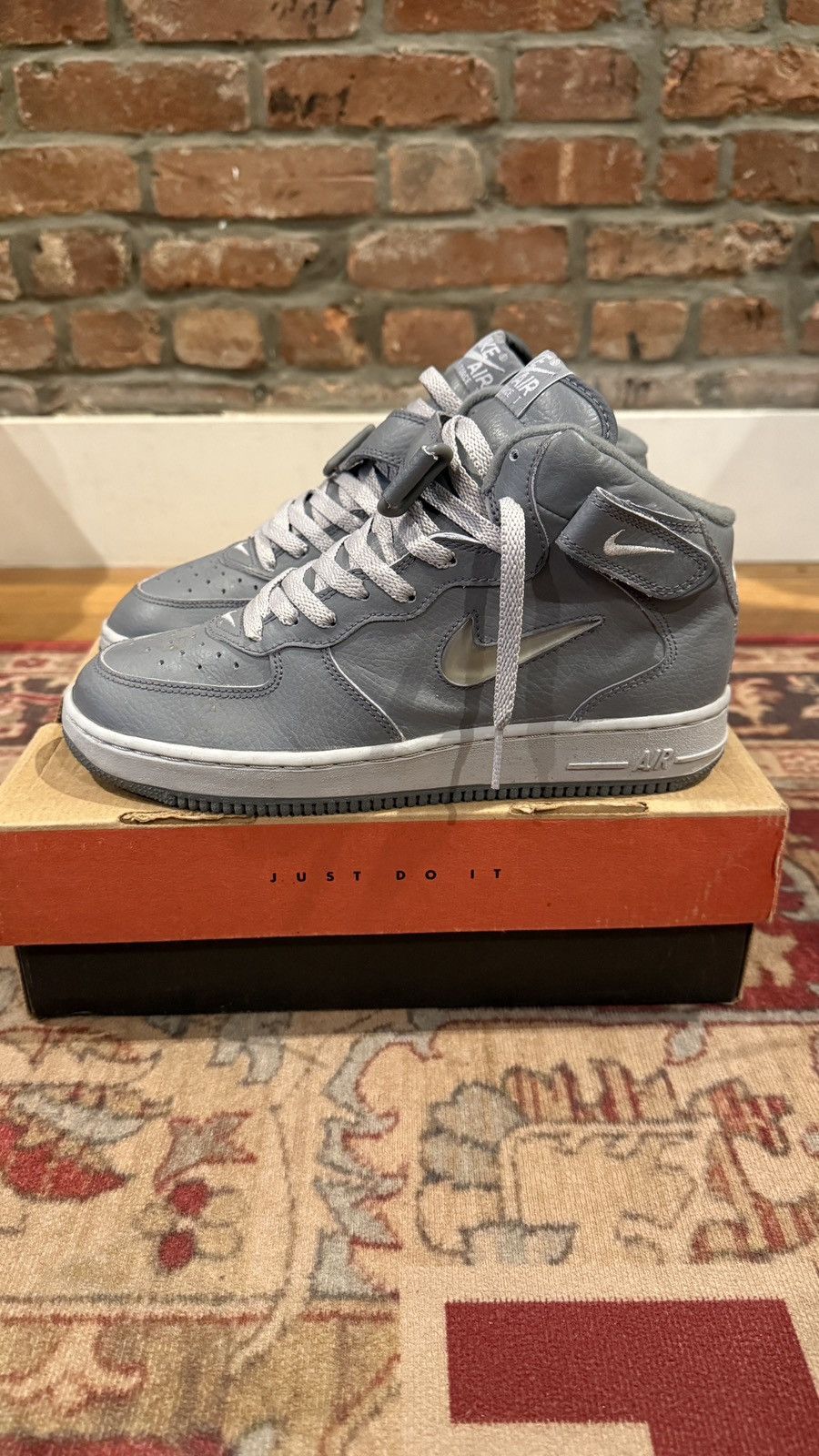 Nike Air Force 1 Mid SC BG “Jewel Cool Grey” OG Size 6 vintage Size US 6 / EU 39 - 2 Thumbnail