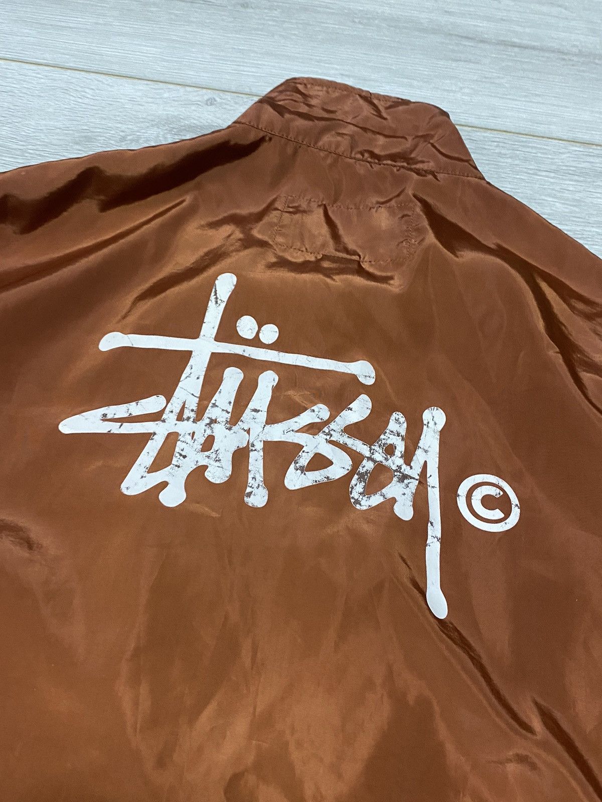 Stussy Stussy coach buttons jacket big logo back Size US S / EU 44-46 / 1 - 3 Thumbnail
