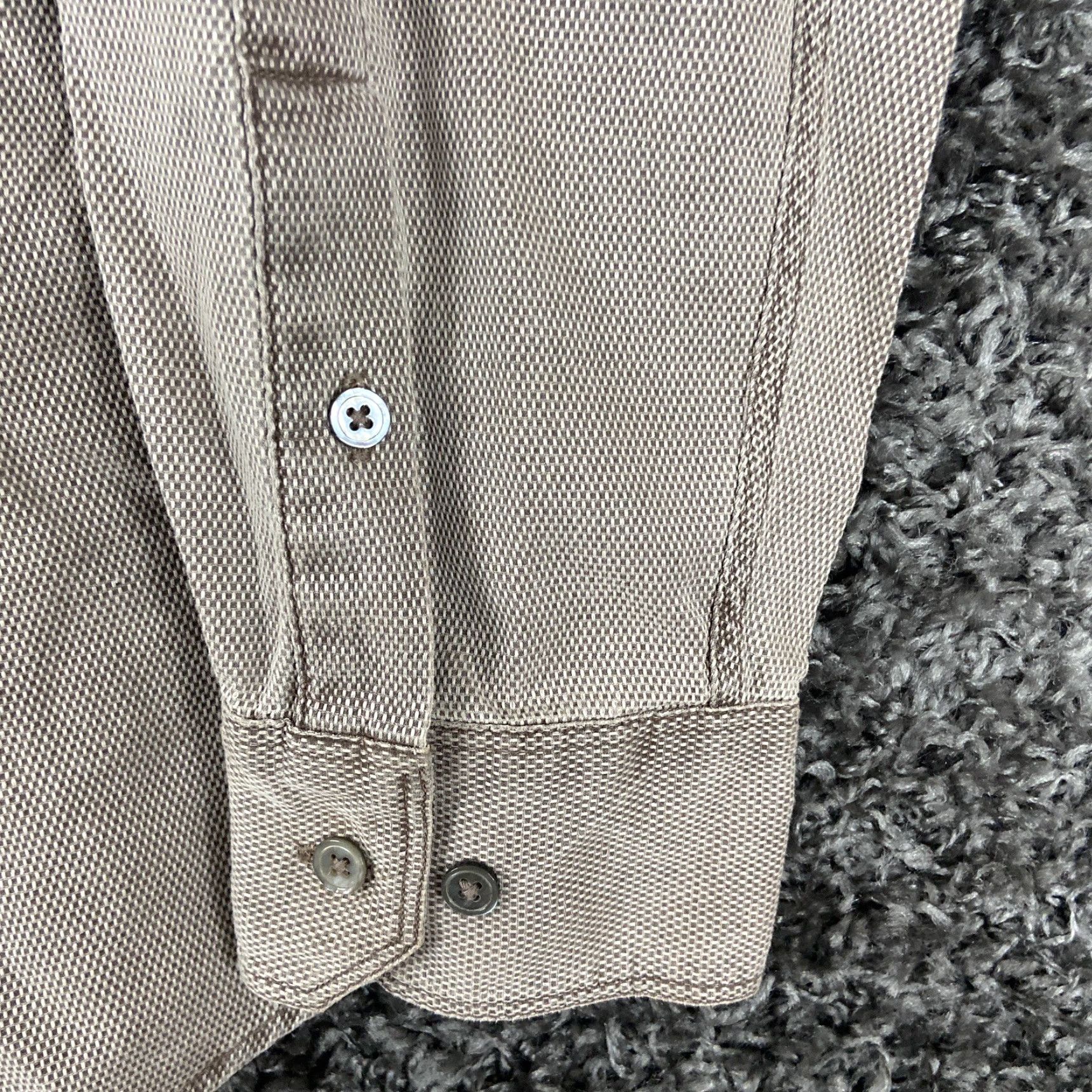 Vintage VINTAGE Martin Gordon Button-Up Shirt Men Brown Large Long Sleeve Size US L / EU 52-54 / 3 - 4 Thumbnail
