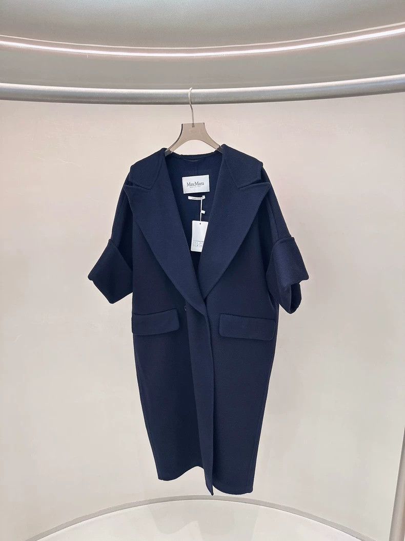 Other Max Mara Blue hooded coat Size S / US 4 / IT 40 - 1 Thumbnail
