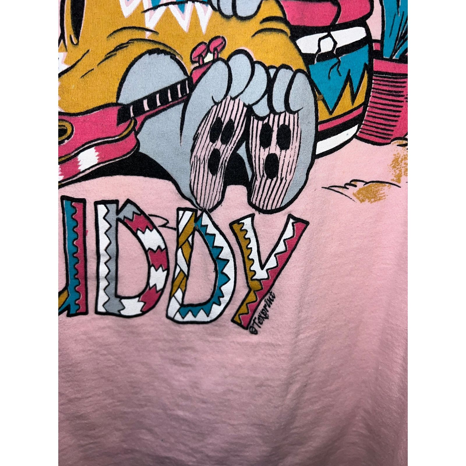 Vintage Vintage Teddy Bear Shirt Stay Cool Buddy Pink Tee 90s VTG L Size US L / EU 52-54 / 3 - 7 Thumbnail