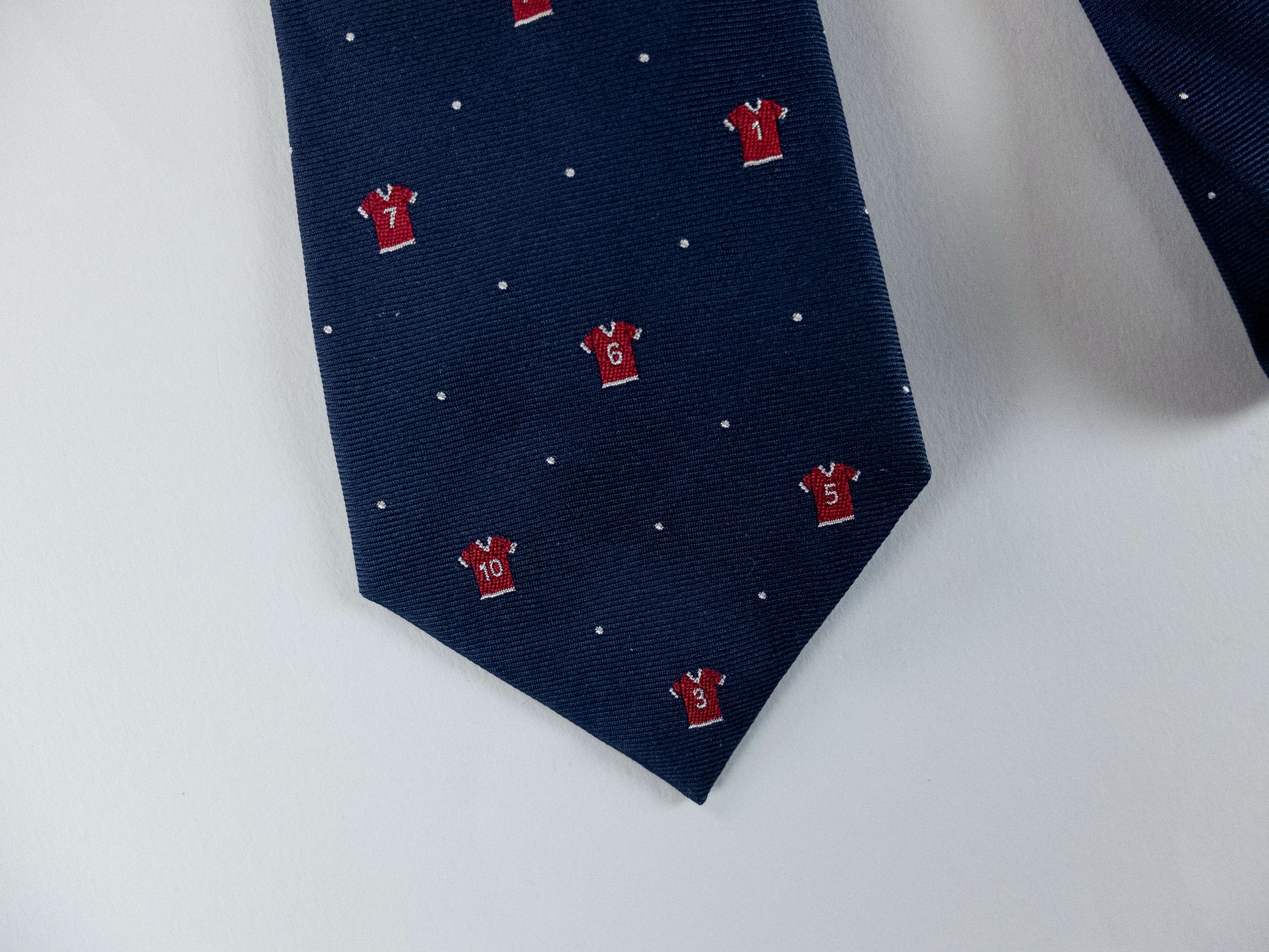 Paul Smith PAUL SMITH navy blue football uniform motif silk tie NWT q Size ONE SIZE - 2 Thumbnail