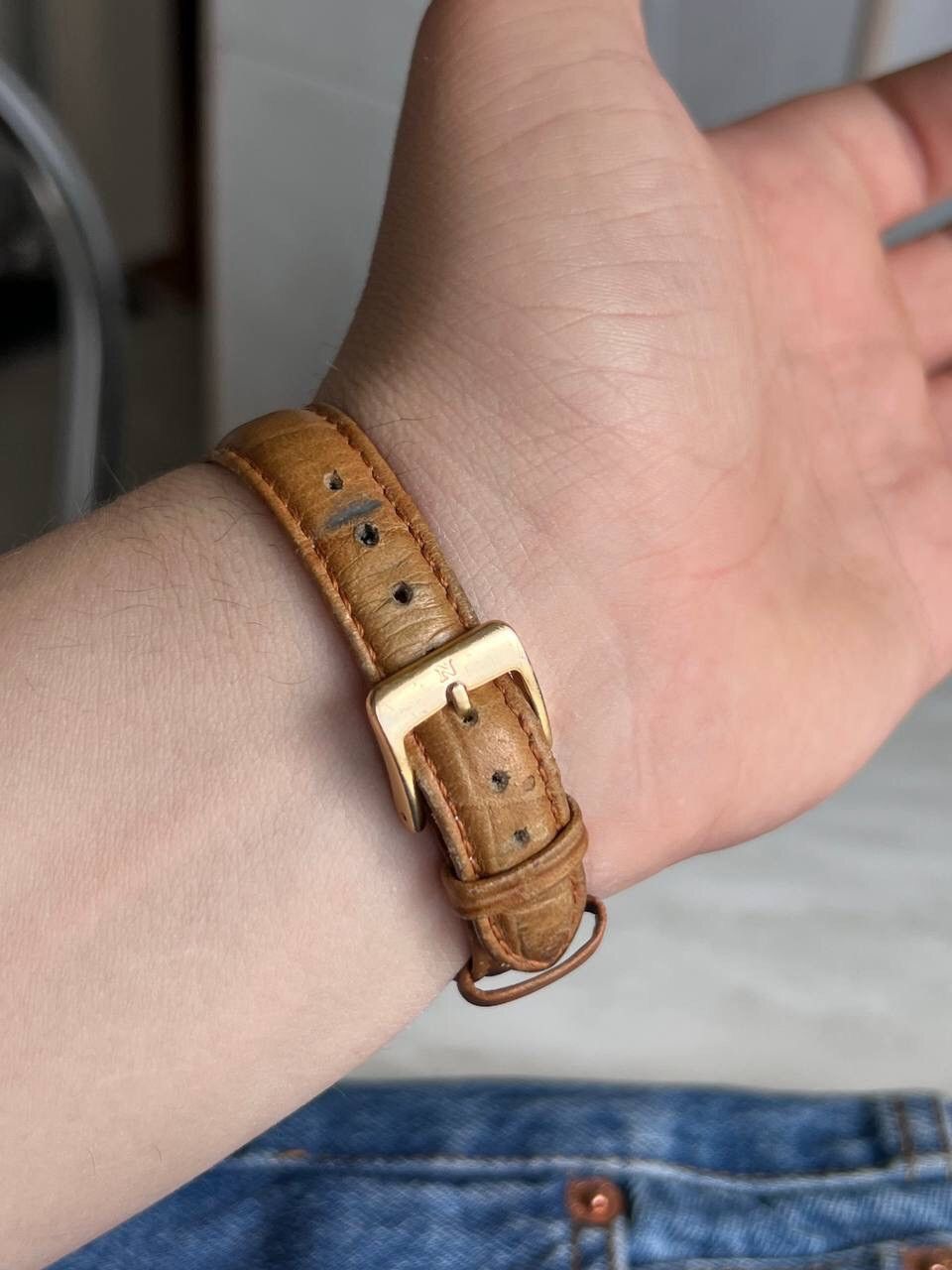 Jewelry × Vintage 2000s vintage style Canada brown leather luxury watch Size ONE SIZE - 6 Thumbnail