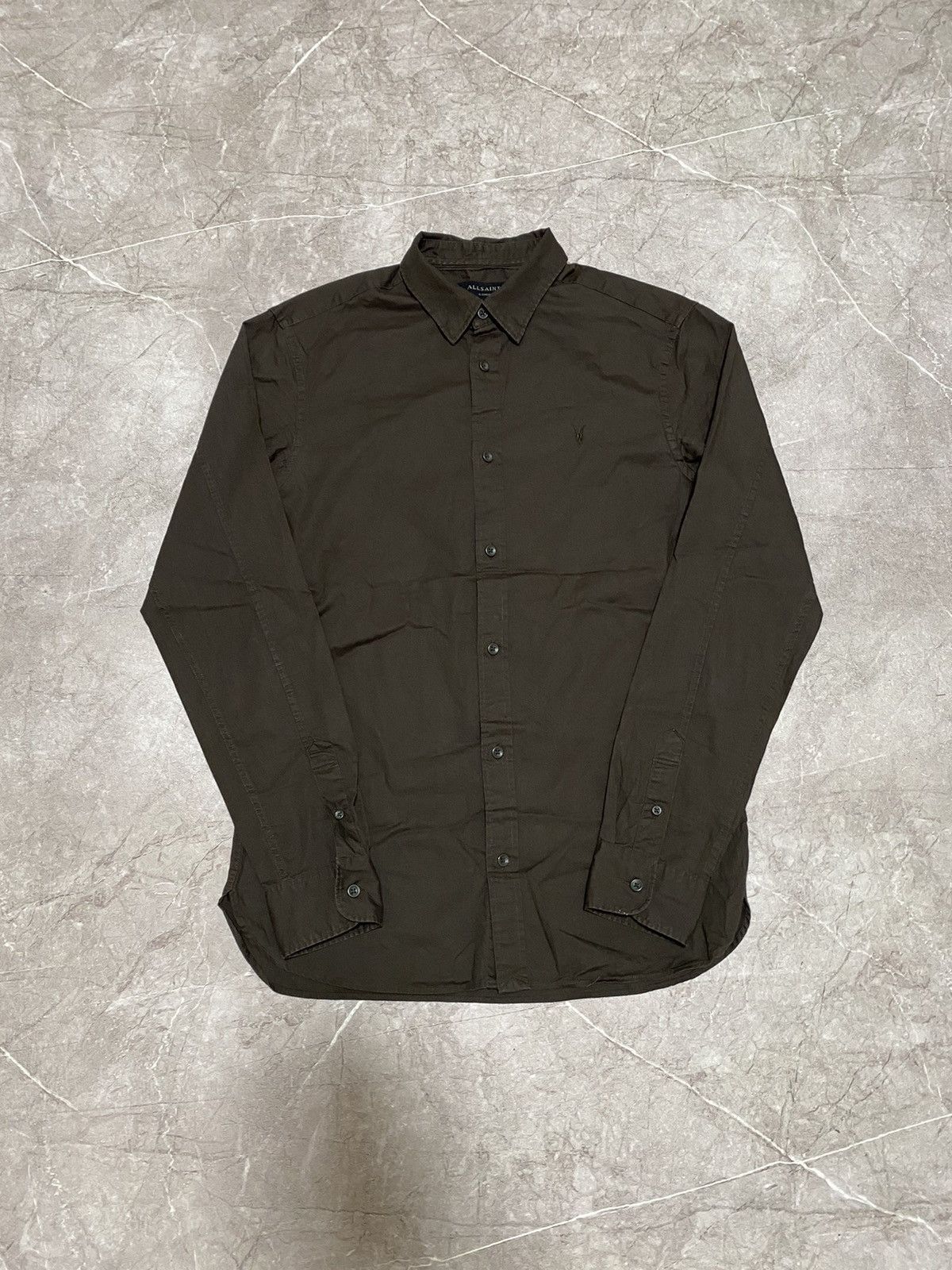 Allsaints Vintage Allsaints Button Up Men’s Shirt Y2K Long Sleeve Size US S / EU 44-46 / 1 - 3 Thumbnail