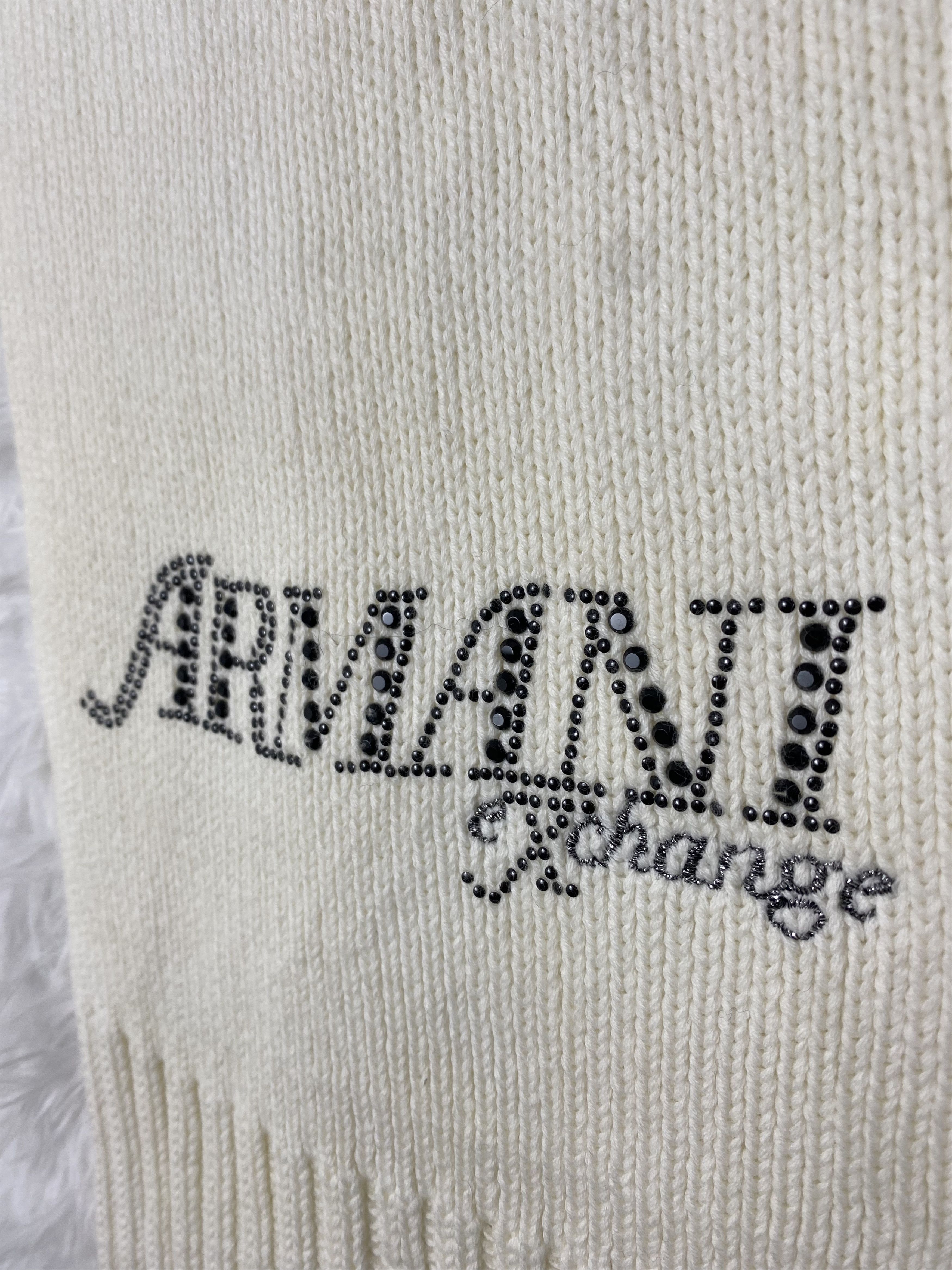 Armani Exchange × Vintage Vintage Armani Exchange Scarf / Muffler Neckwear PM0188 Size ONE SIZE - 2 Thumbnail