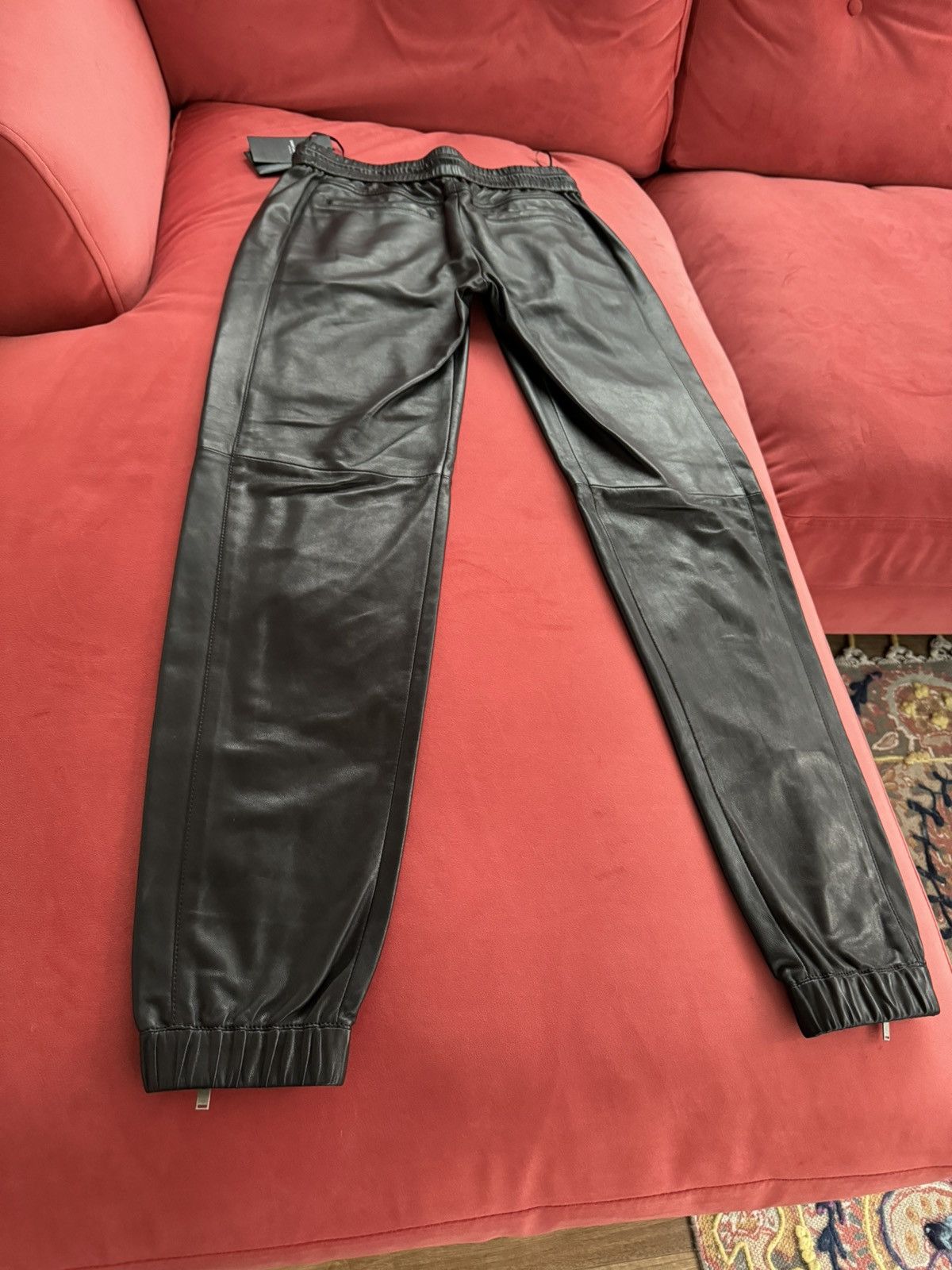 Saint Laurent Paris Saint Laurent super soft leather trousers, size 36 Fr, S Size 26" / US 2 / IT 38 - 9 Thumbnail