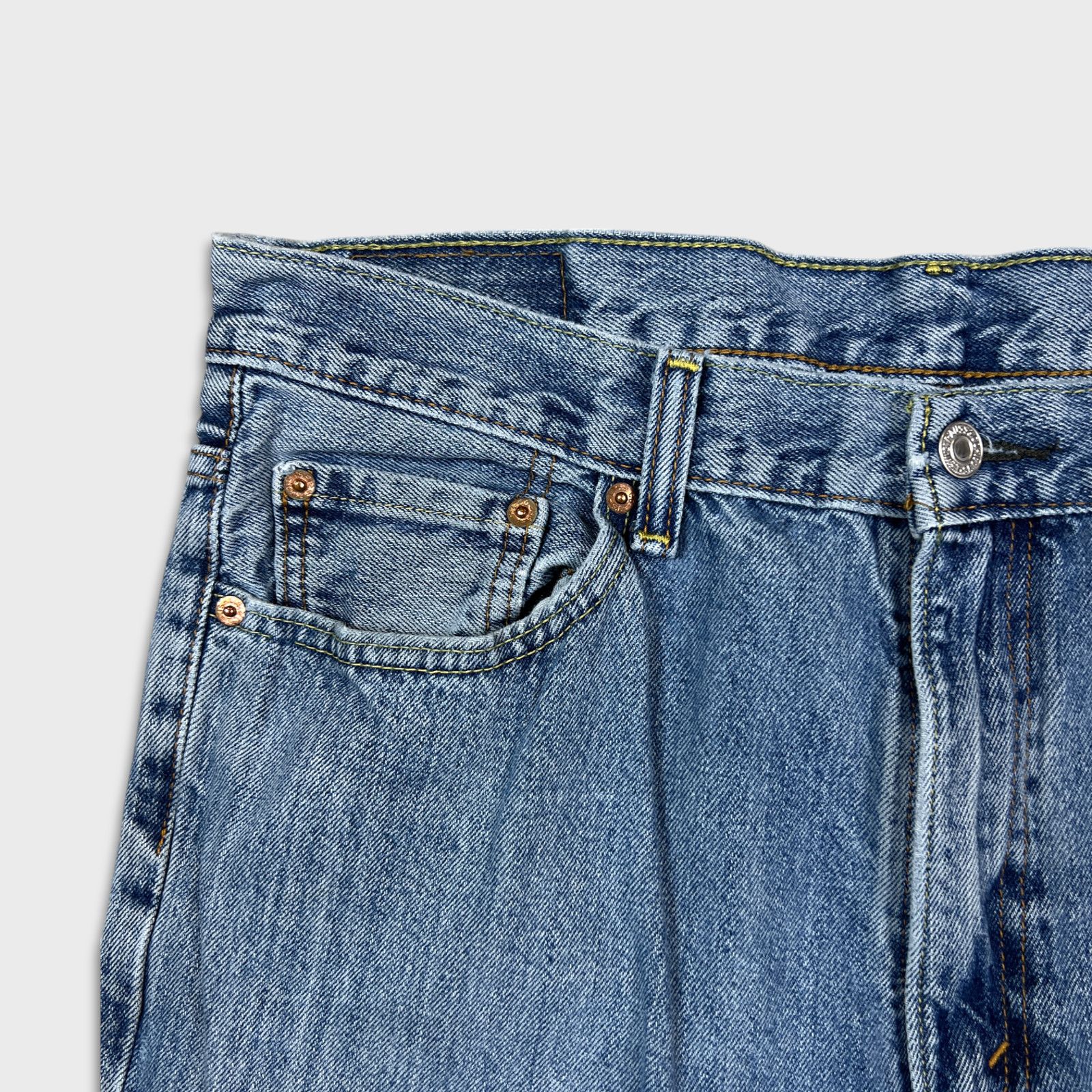 Levi's × Vintage Levi's 550 Jeans 36x34 Relaxed Fit Baggy Distressed Denim Size US 36 / EU 52 - 3 Thumbnail