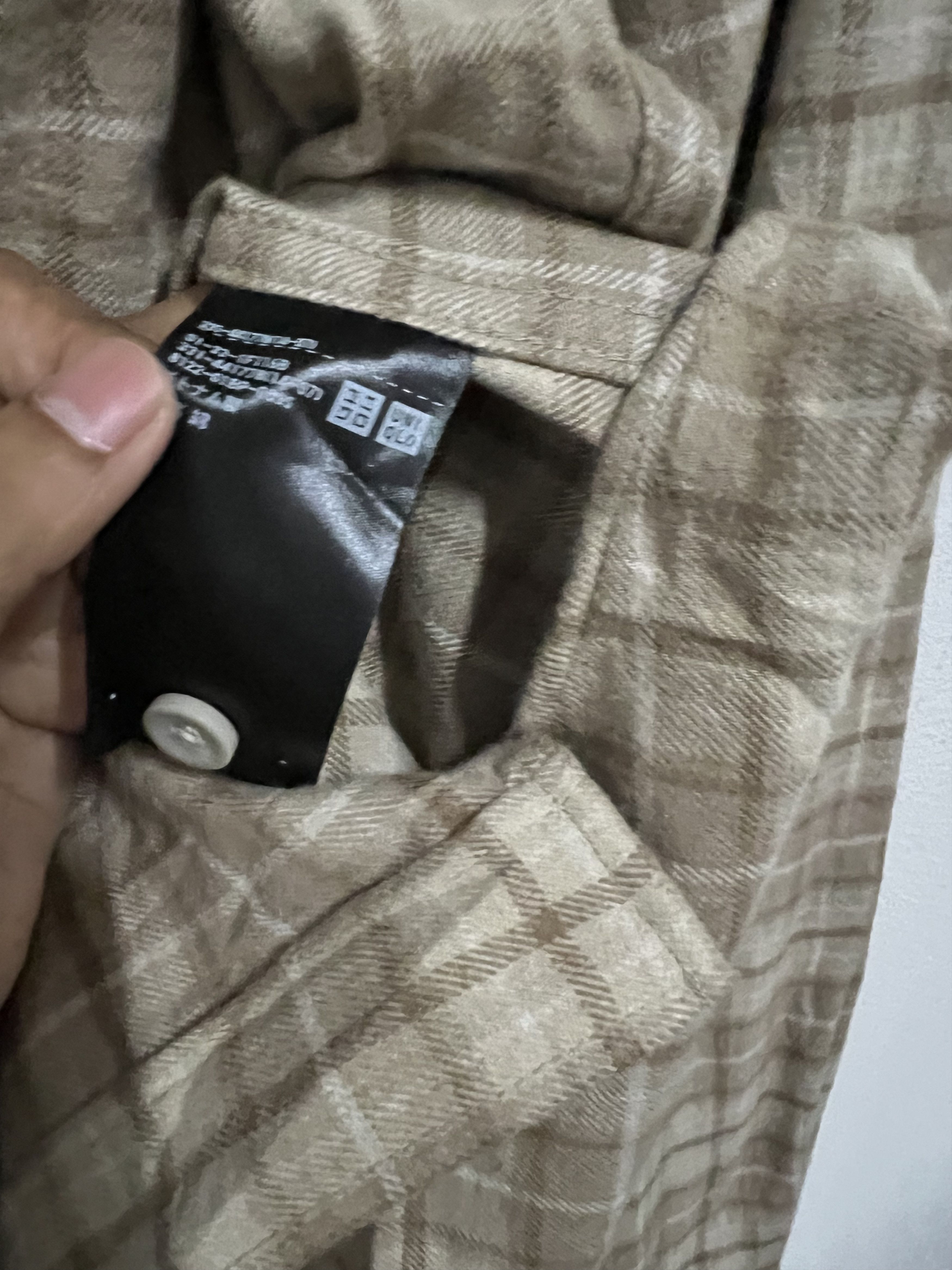Vintage Japanese Brand Uniqlo Plaid Tartan Flannel Shirt Jacket Size US M / EU 48-50 / 2 - 5 Thumbnail