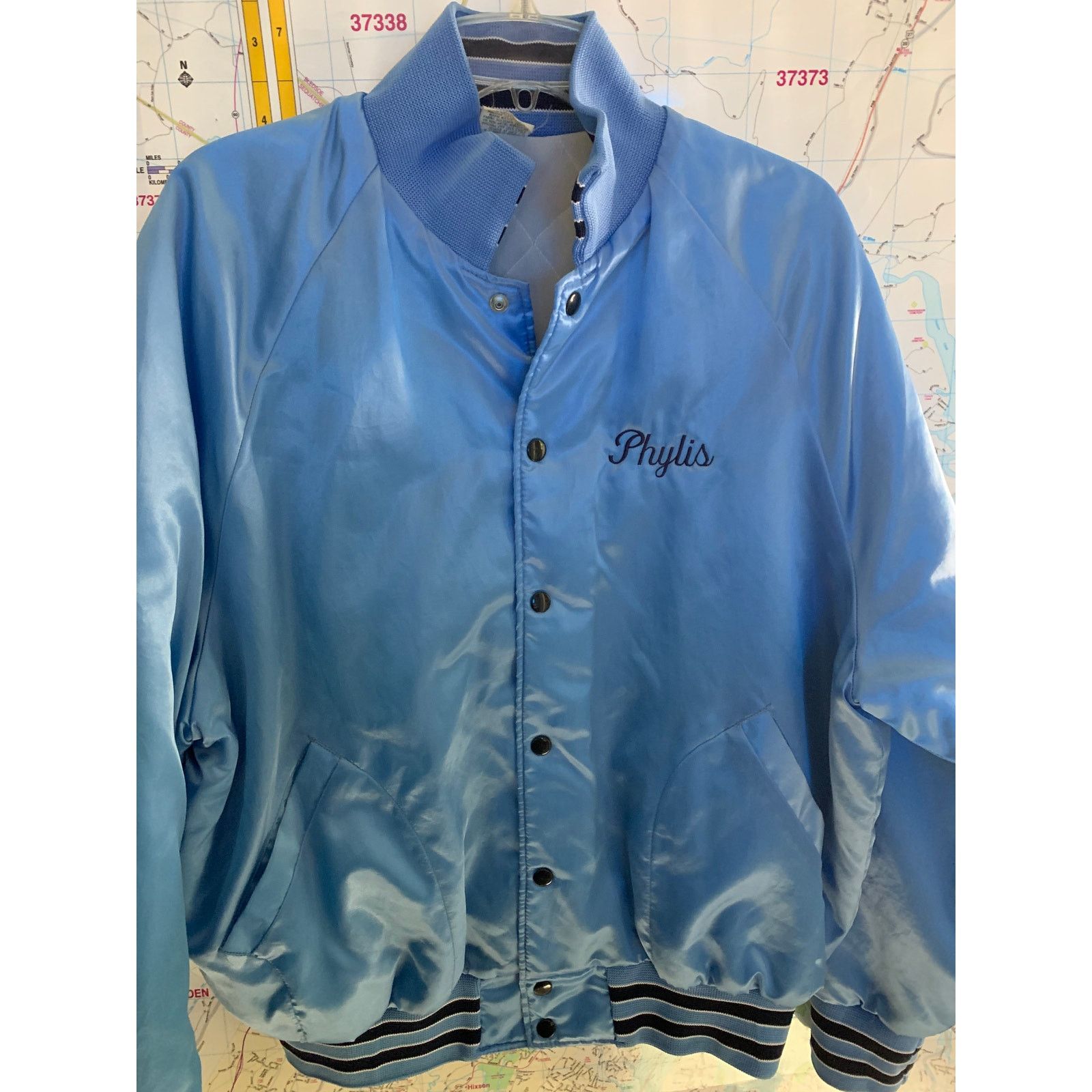 Vintage Aristo Jac 1980s Vintage Unisex Windbreaker Bomber Jacket Size US XL / EU 56 / 4 - 1 Thumbnail