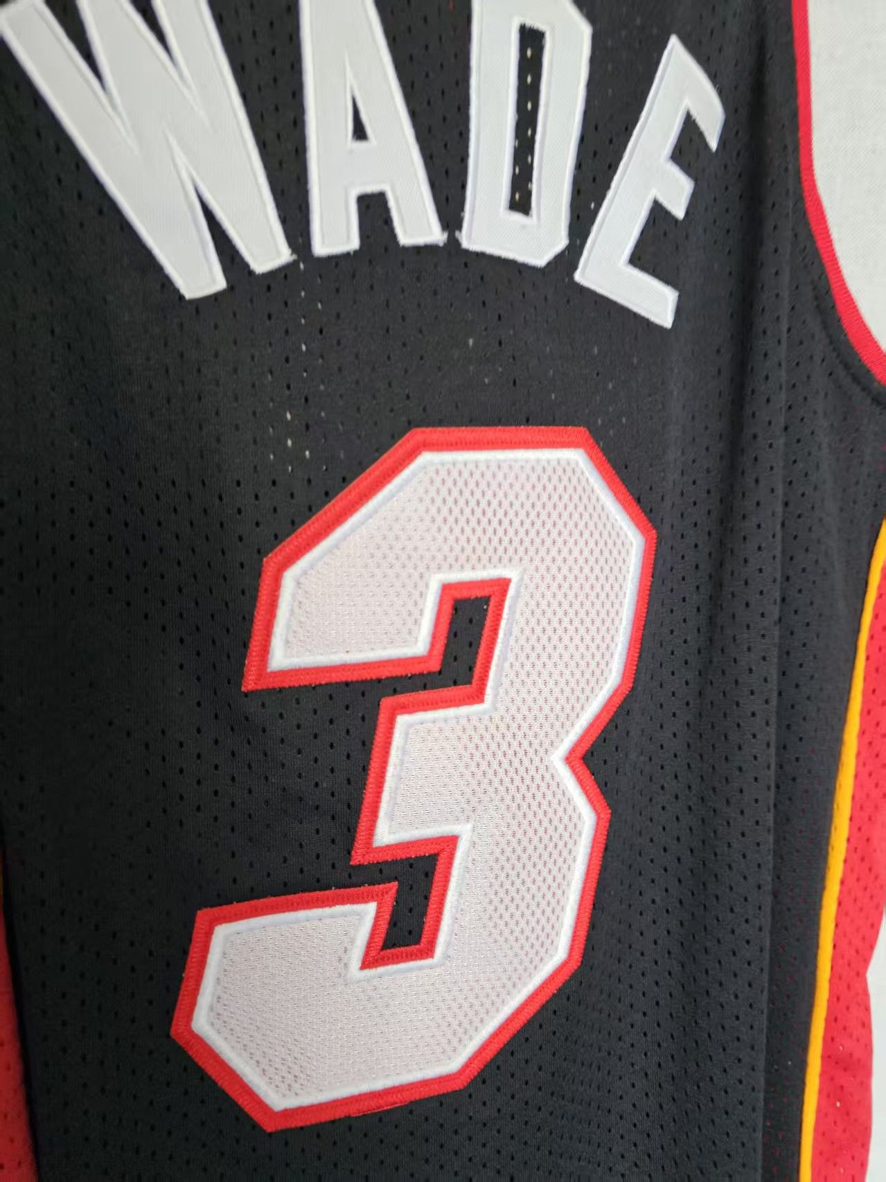 NBA Miami Heat #3 Dwyane Wade Jersey Black XL Size US XL / EU 56 / 4 - 5 Thumbnail