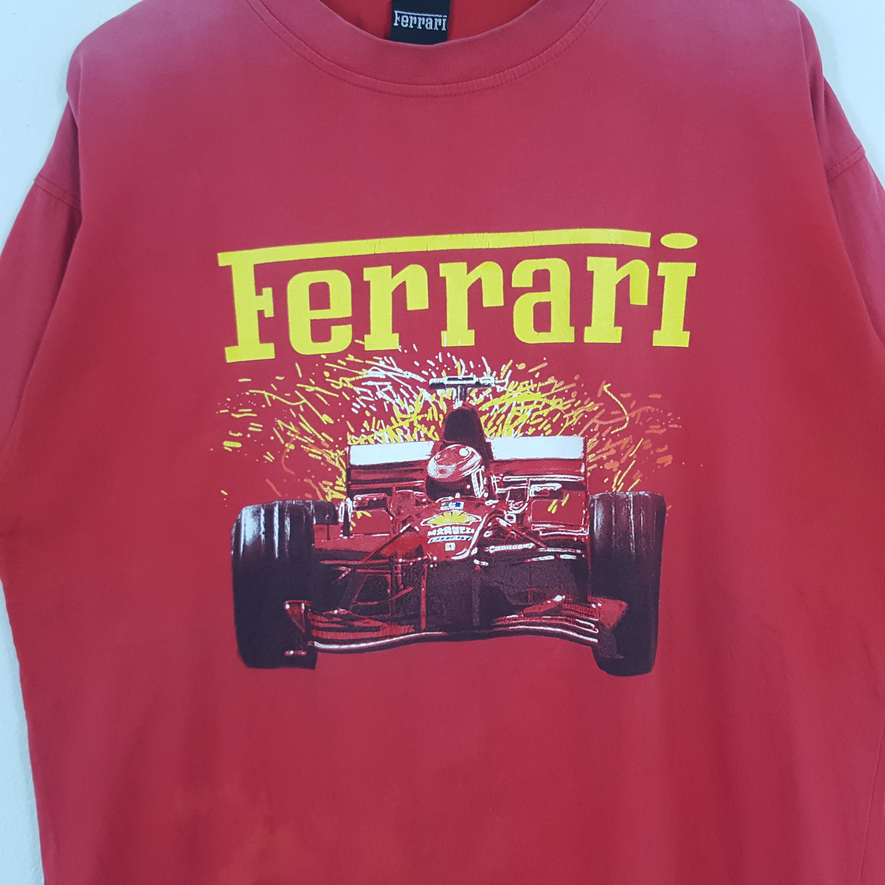 Ferrari × Vintage Vintage Ferrari Formula One Racing Team Tshirt Size US L / EU 52-54 / 3 - 2 Thumbnail
