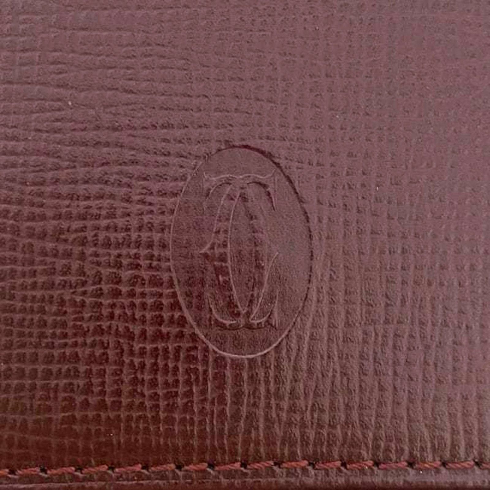 Cartier Red Leather Wallet