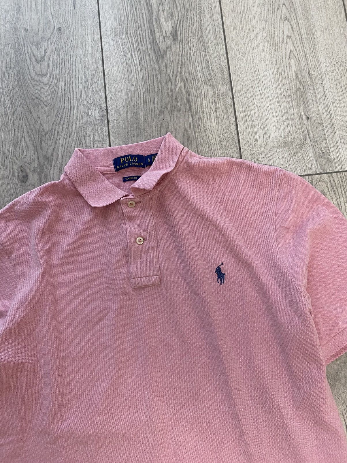 Polo Ralph Lauren × Ralph Lauren × Vintage Vintage Polo Ralph Lauren big pony pink 3 polo rugby Size US L / EU 52-54 / 3 - 2 Thumbnail