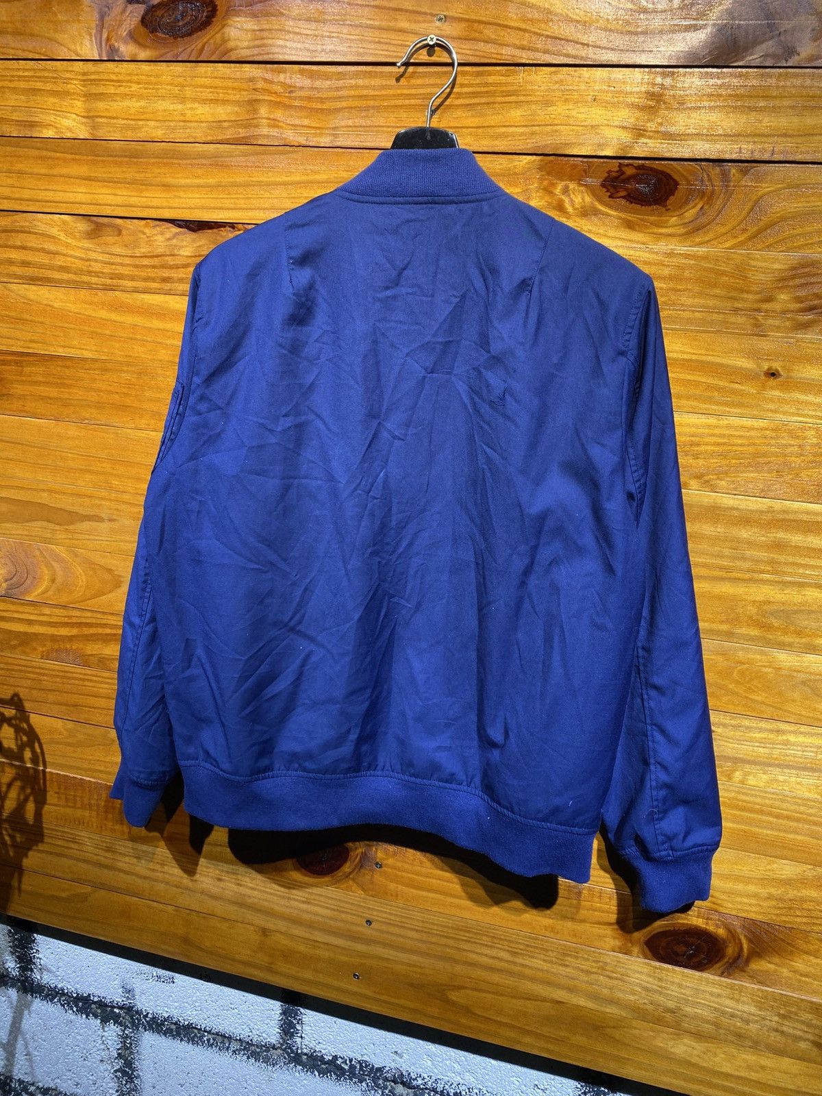 JUN MEN JunRed Tokyo Japan Navy Bomber Jacket – Classic Streetwear Size US M / EU 48-50 / 2 - 8 Thumbnail