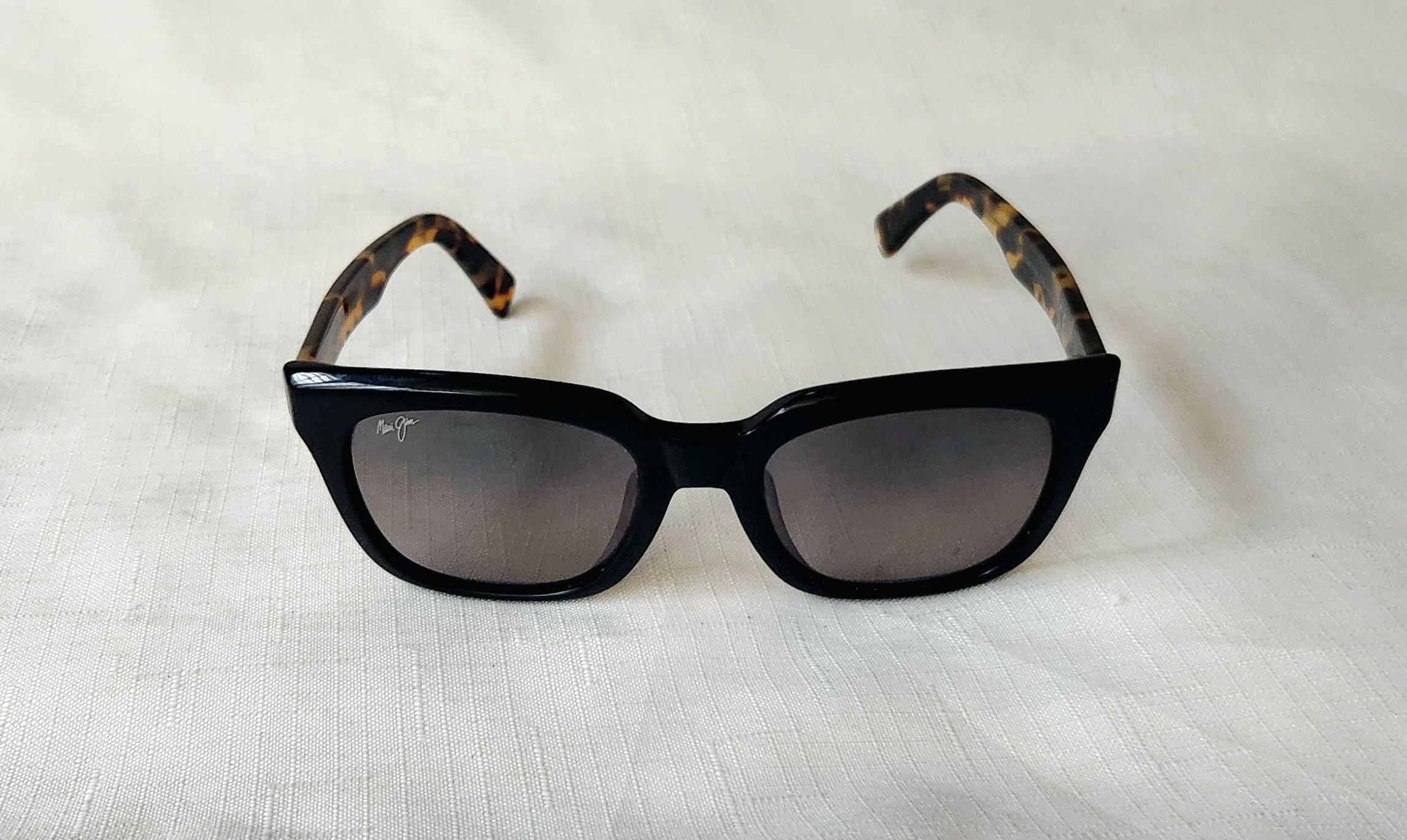 Maui Jim Maui Jim Heliconia MJ 739-02B Square Black Sunglasses Size ONE SIZE - 3 Thumbnail