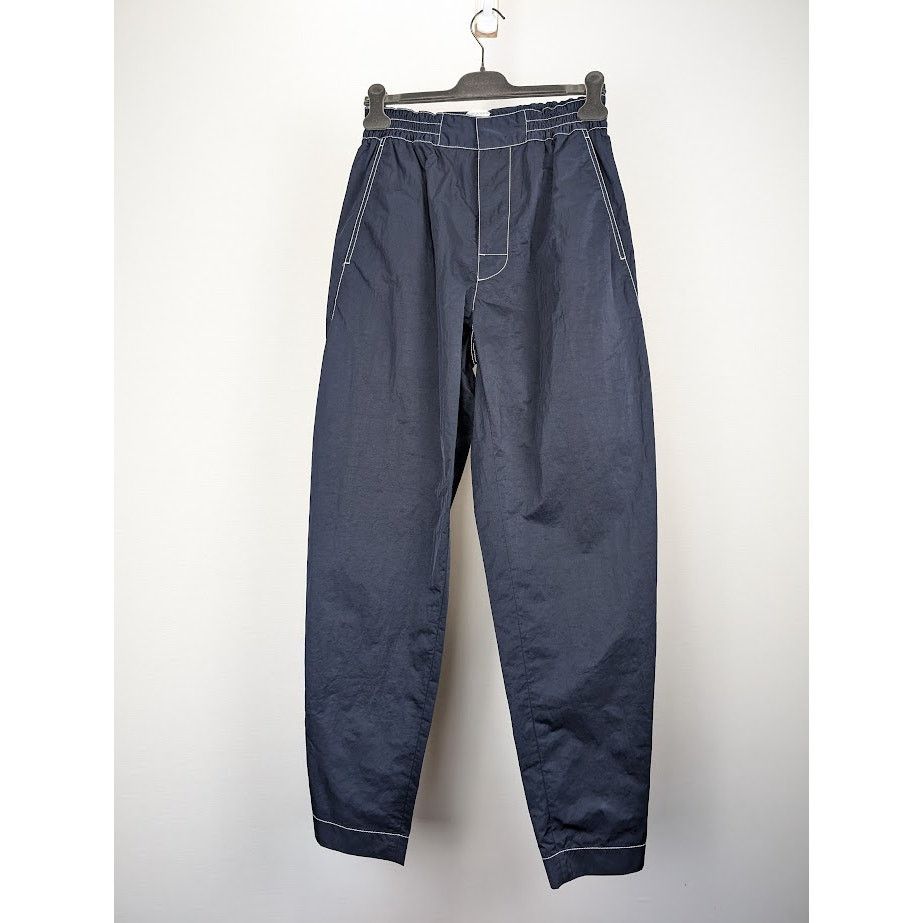 Bottega Veneta o1rshd1 Tech Nylon Trousers in Navy Size US 30 / EU 46 - 2 Thumbnail