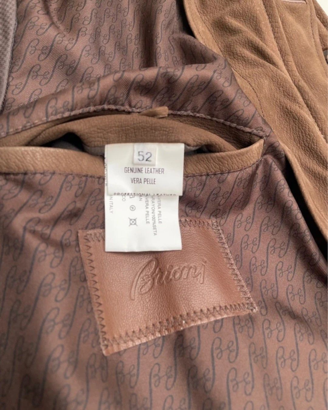 Brioni NUTRIA SHEARLING LEATHER HEAVY COAT WITH FOX FUR COLLAR Size US L / EU 52-54 / 3 - 6 Thumbnail