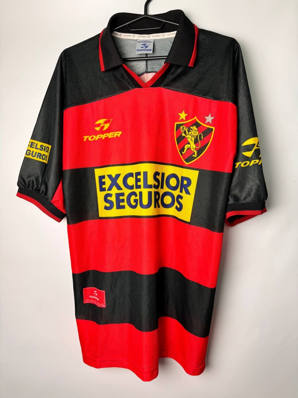 Vintage 1999 SPORT CLUB DO RECIFE TOPPER SOCCER JERSEY Size US M / EU 48-50 / 2 - 1 Thumbnail