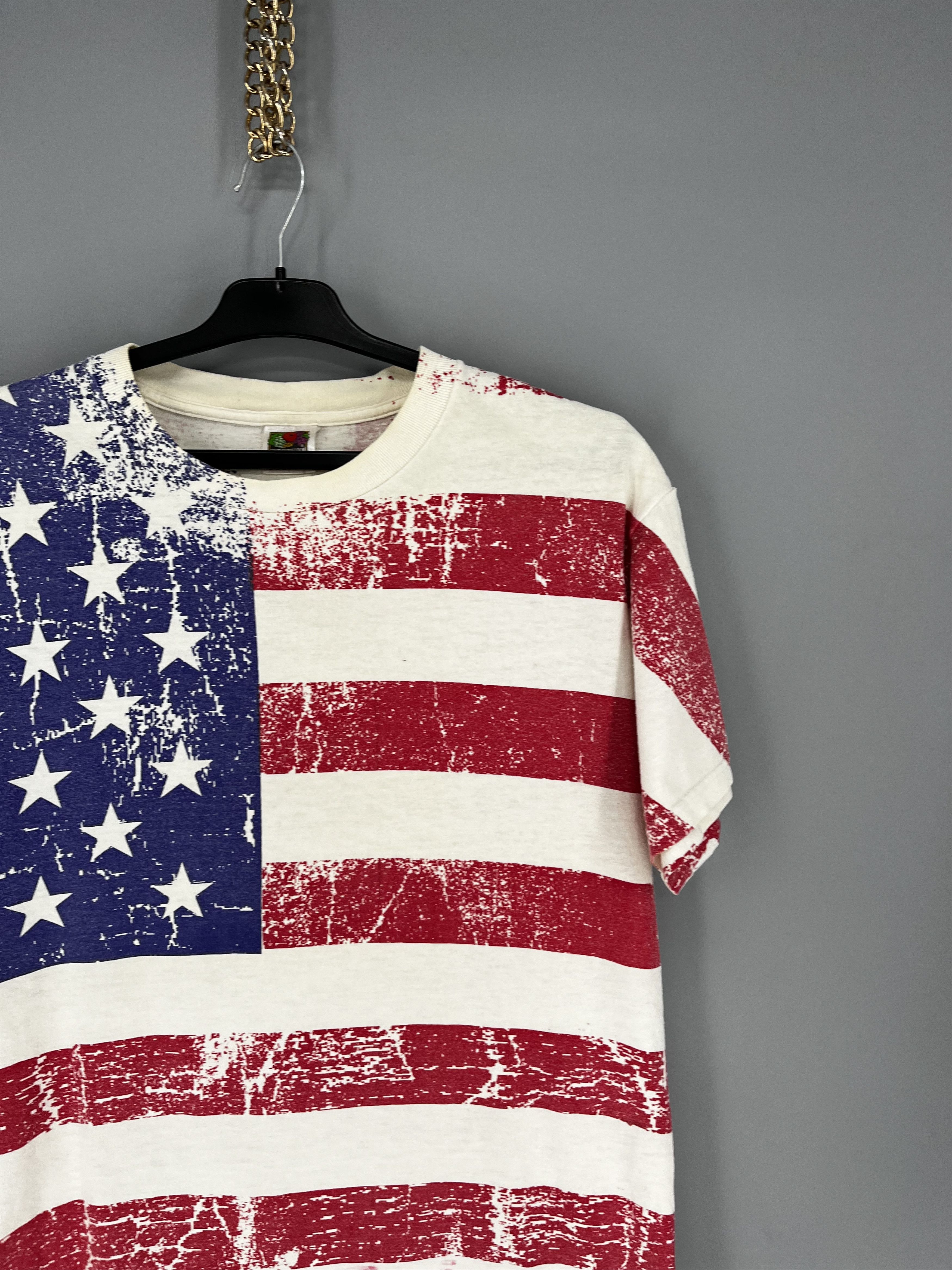 Vintage 90s Vintage USA United States American Flag All Over Print Size US L / EU 52-54 / 3 - 5 Thumbnail