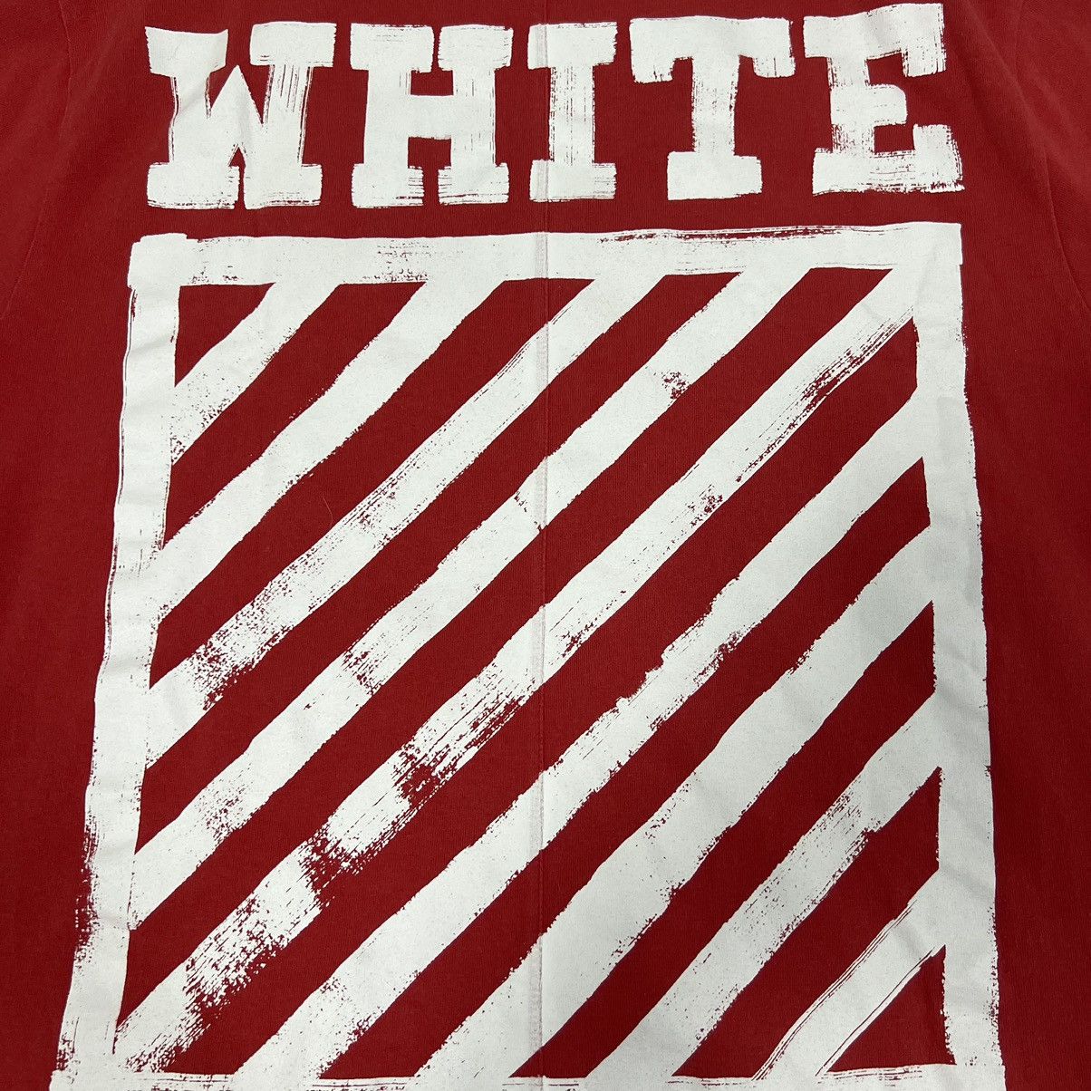 Off-White OFF-WHITE DIAG BRUSHED OVER T-SHIRT Size US S / EU 44-46 / 1 - 5 Thumbnail