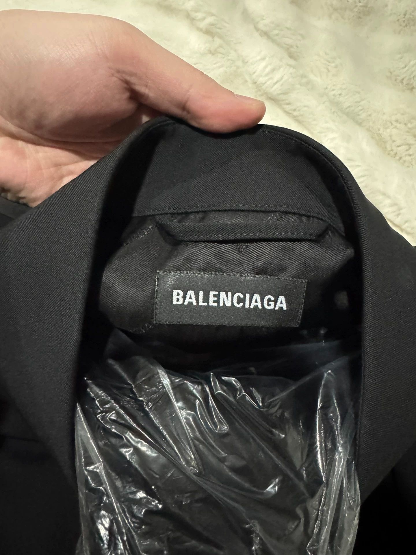 Balenciaga Brand new Balenciaga men's padded shoulder jacket Size US M / EU 48-50 / 2 - 7 Thumbnail