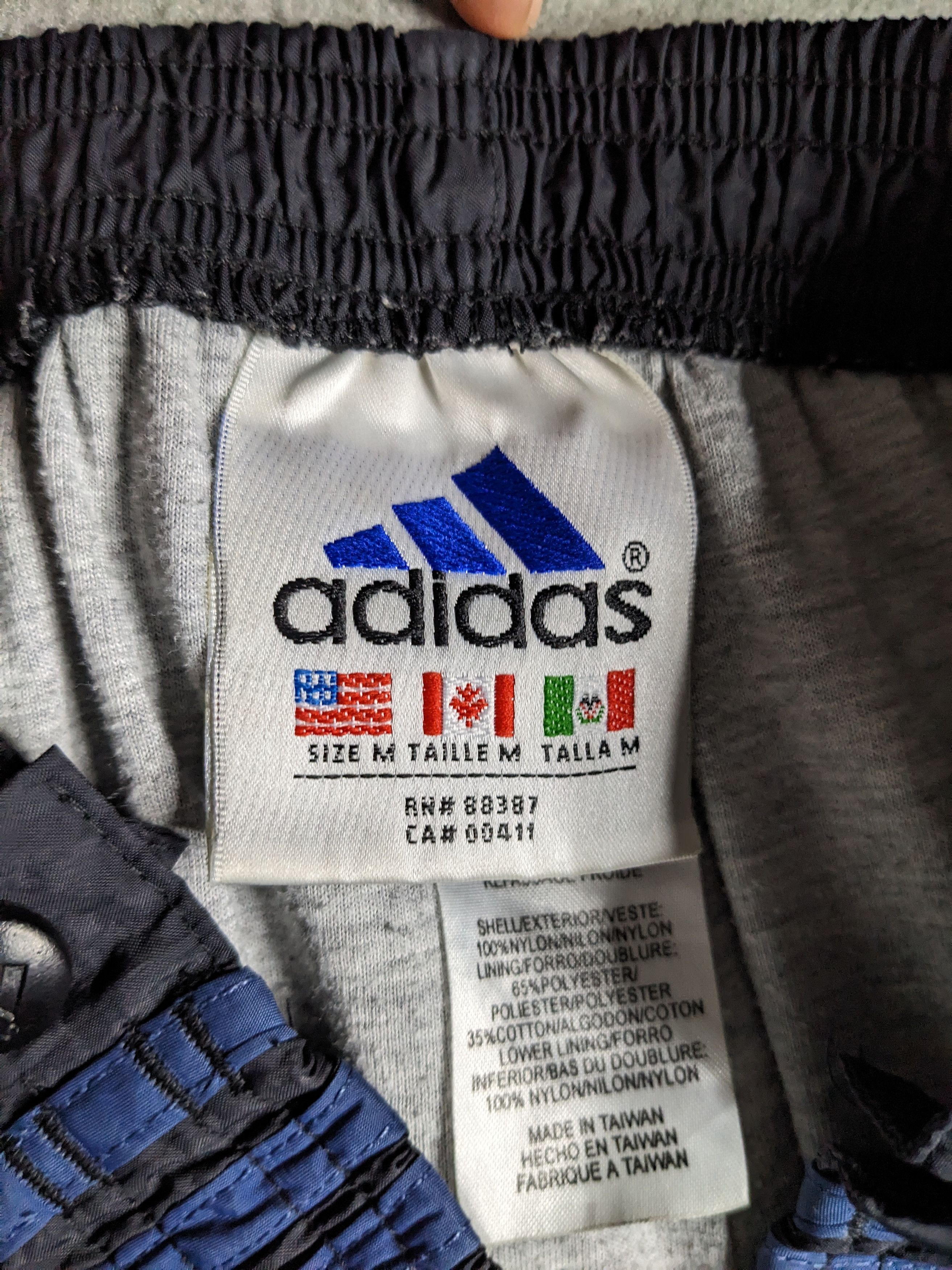 Adidas VTG 90s Adidas Tearaway Track Pants Mens Medium 3 Stripes Size US 28 / EU 44 - 8 Thumbnail